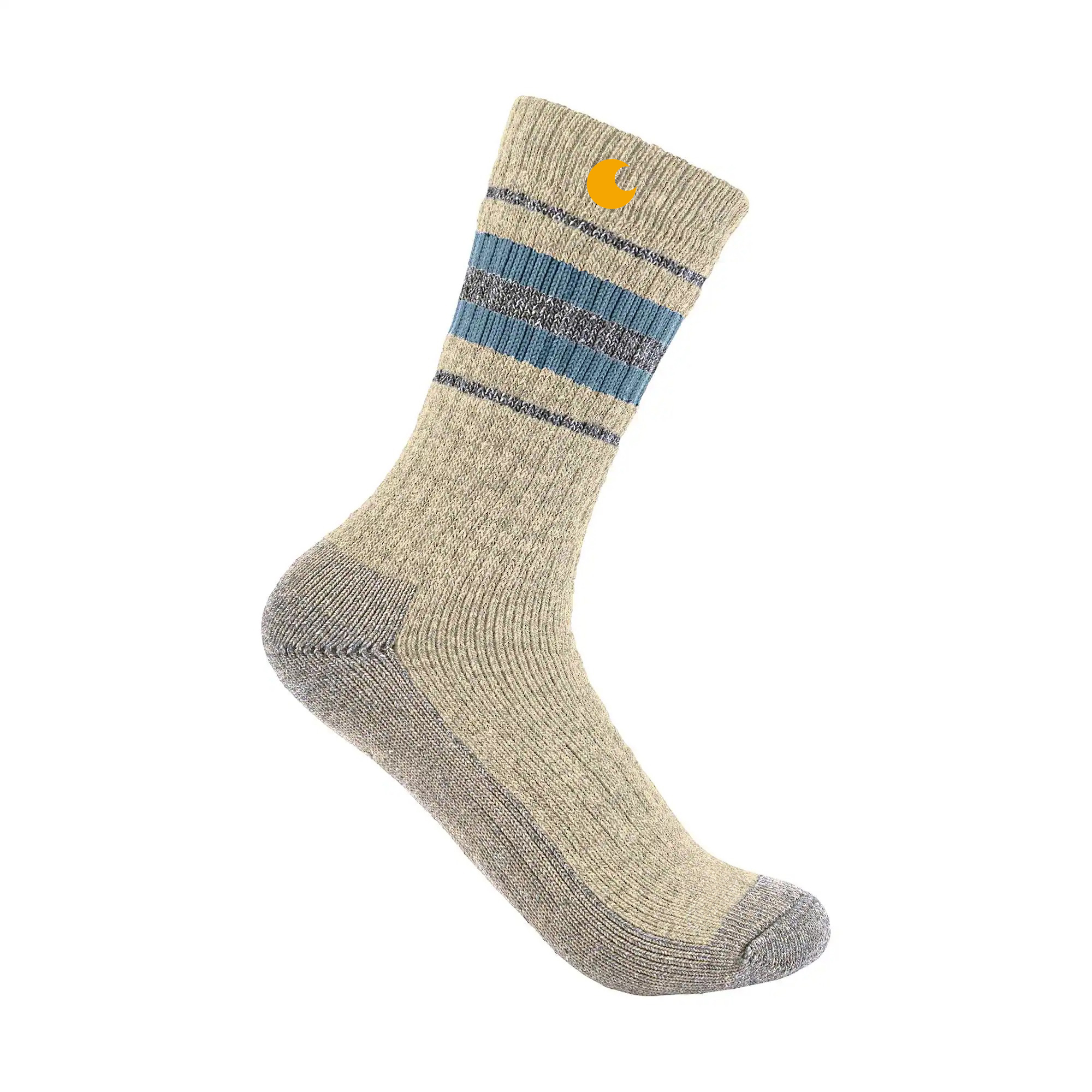 Women's Heavyweight Synthetic-Wool Blend Crew Sock 2-Pack