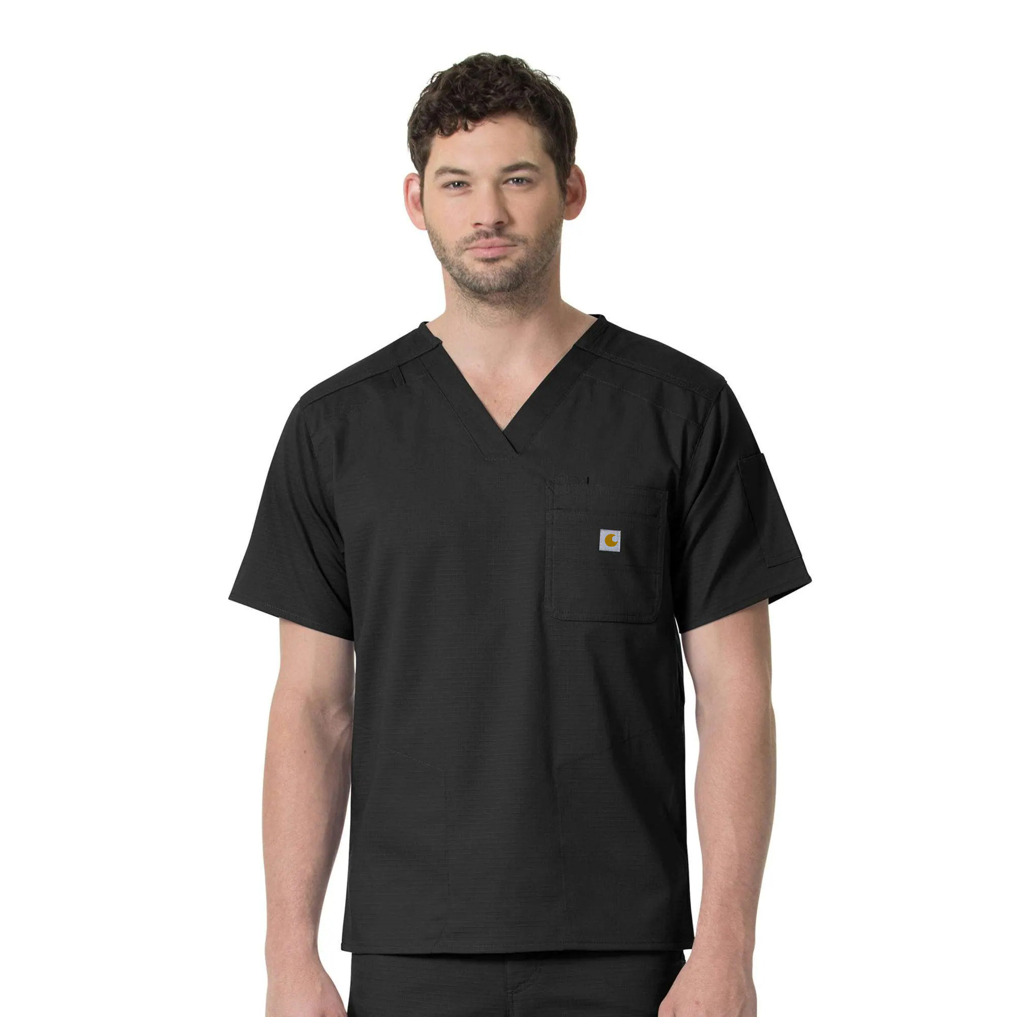 Rugged Flex Ripstop Chest Pocket Scrub Top