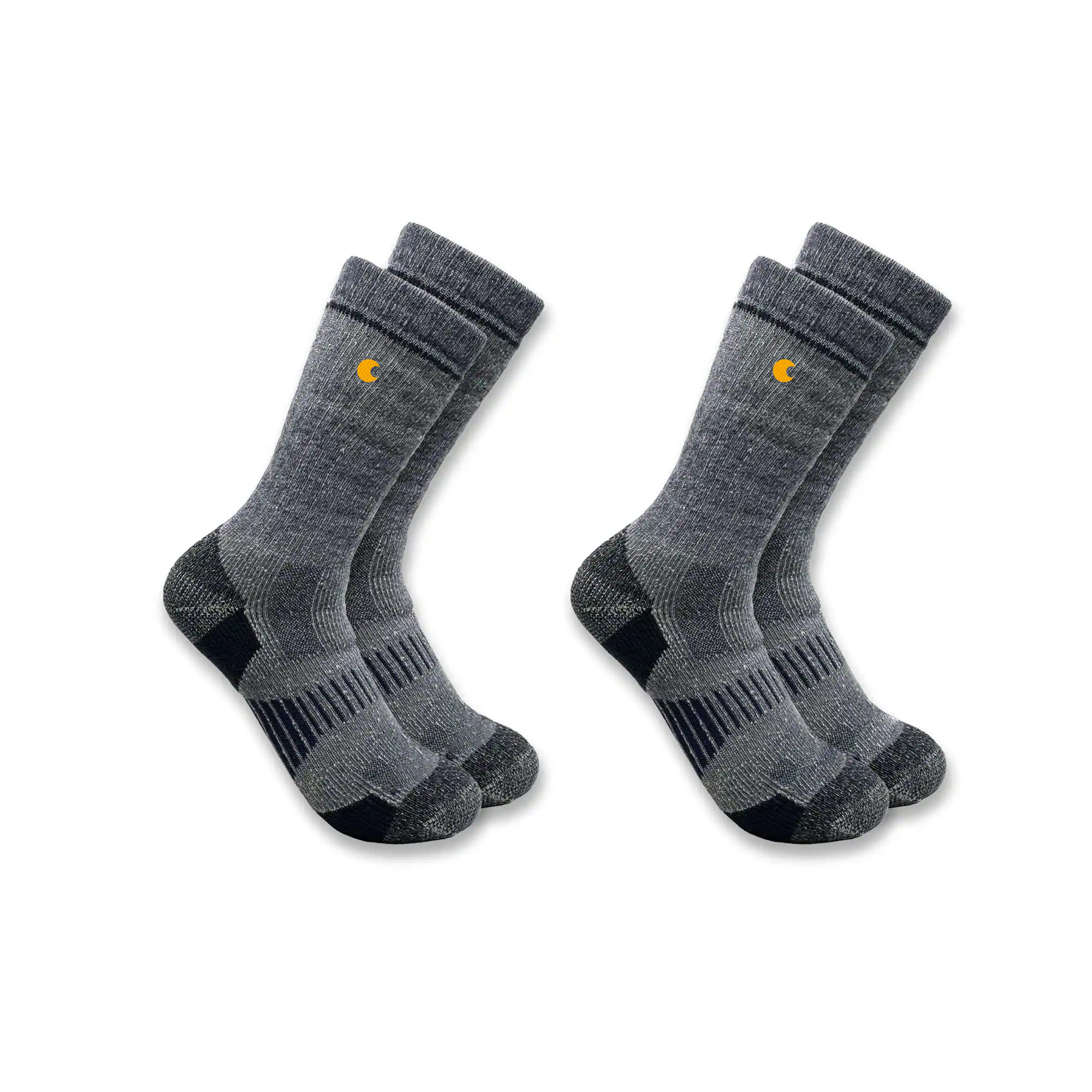 Midweight Synthetic-Wool Blend Boot Sock 2-Pack