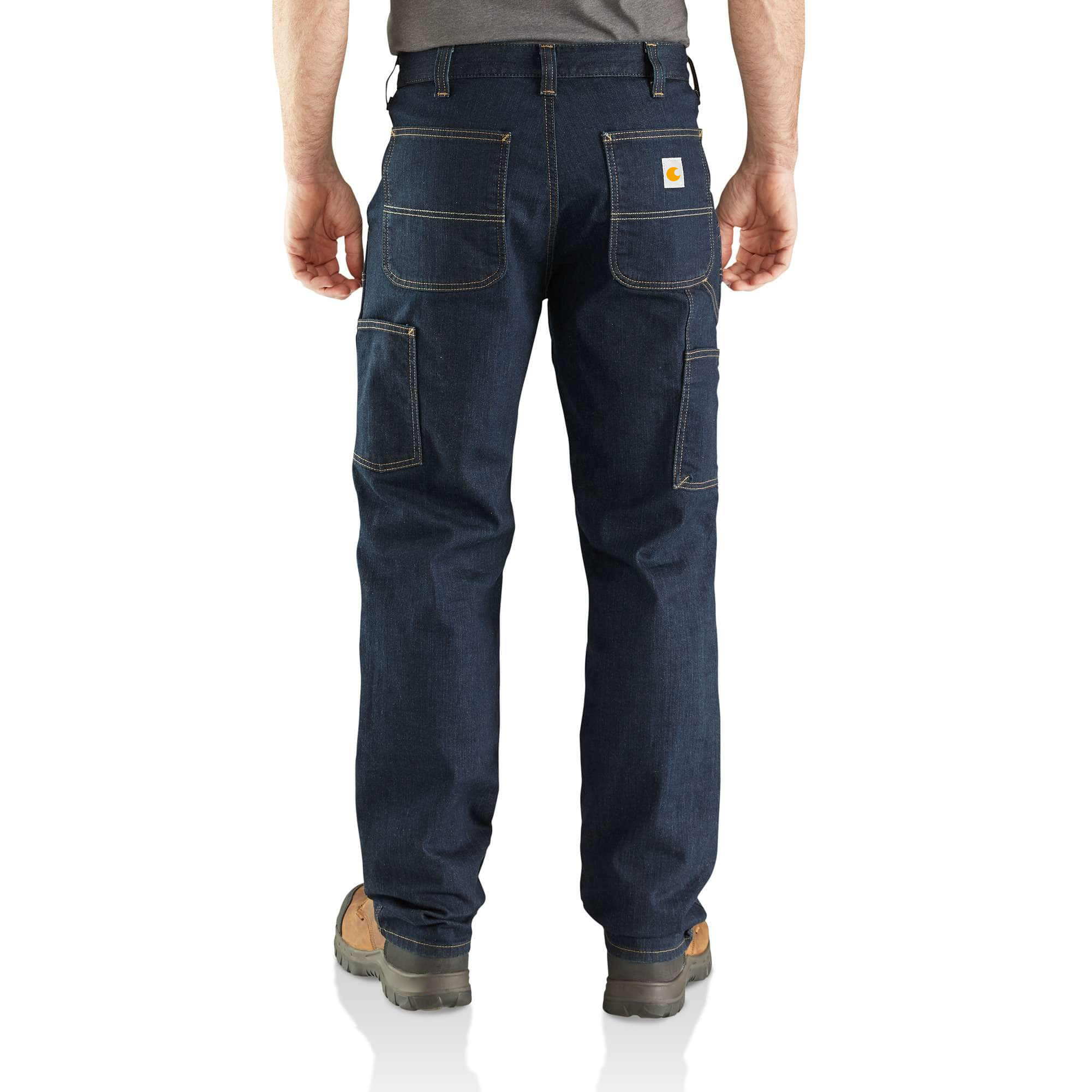 Rugged Flex Relaxed Fit Double-Front Utility Jean
