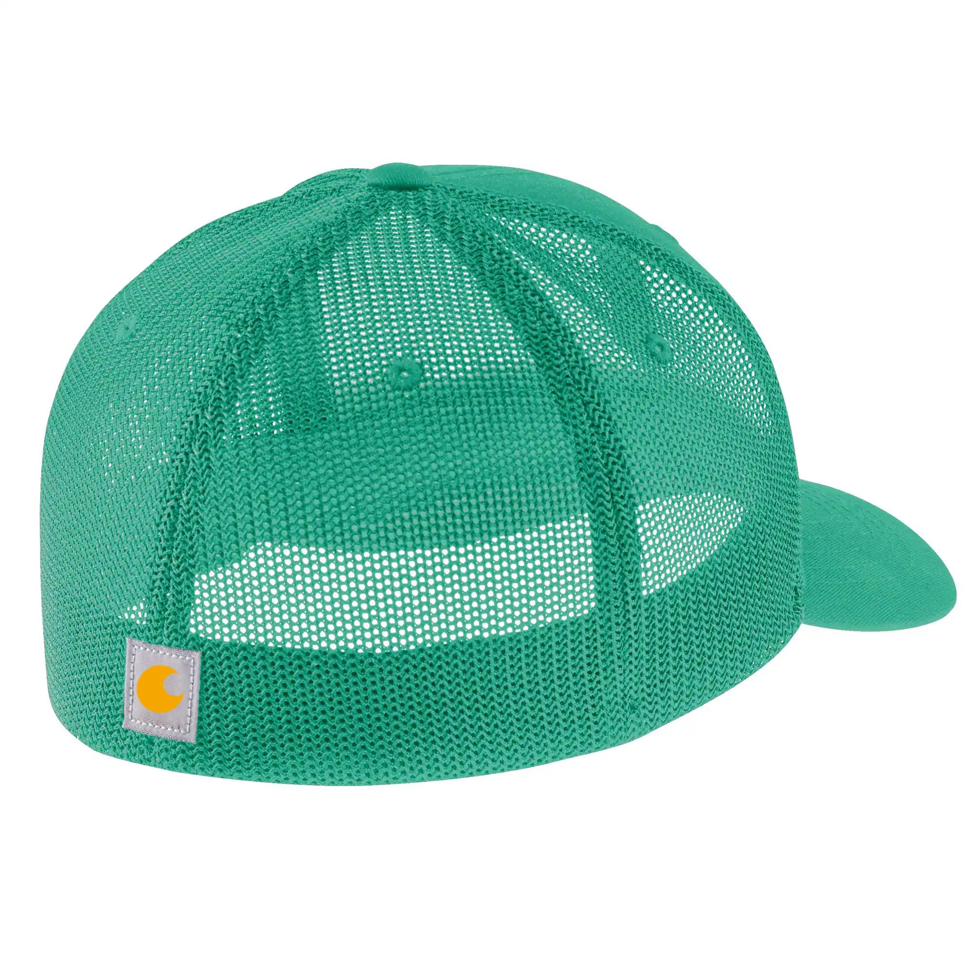 Rugged Flex Fitted Canvas Mesh-Back Logo Graphic Cap