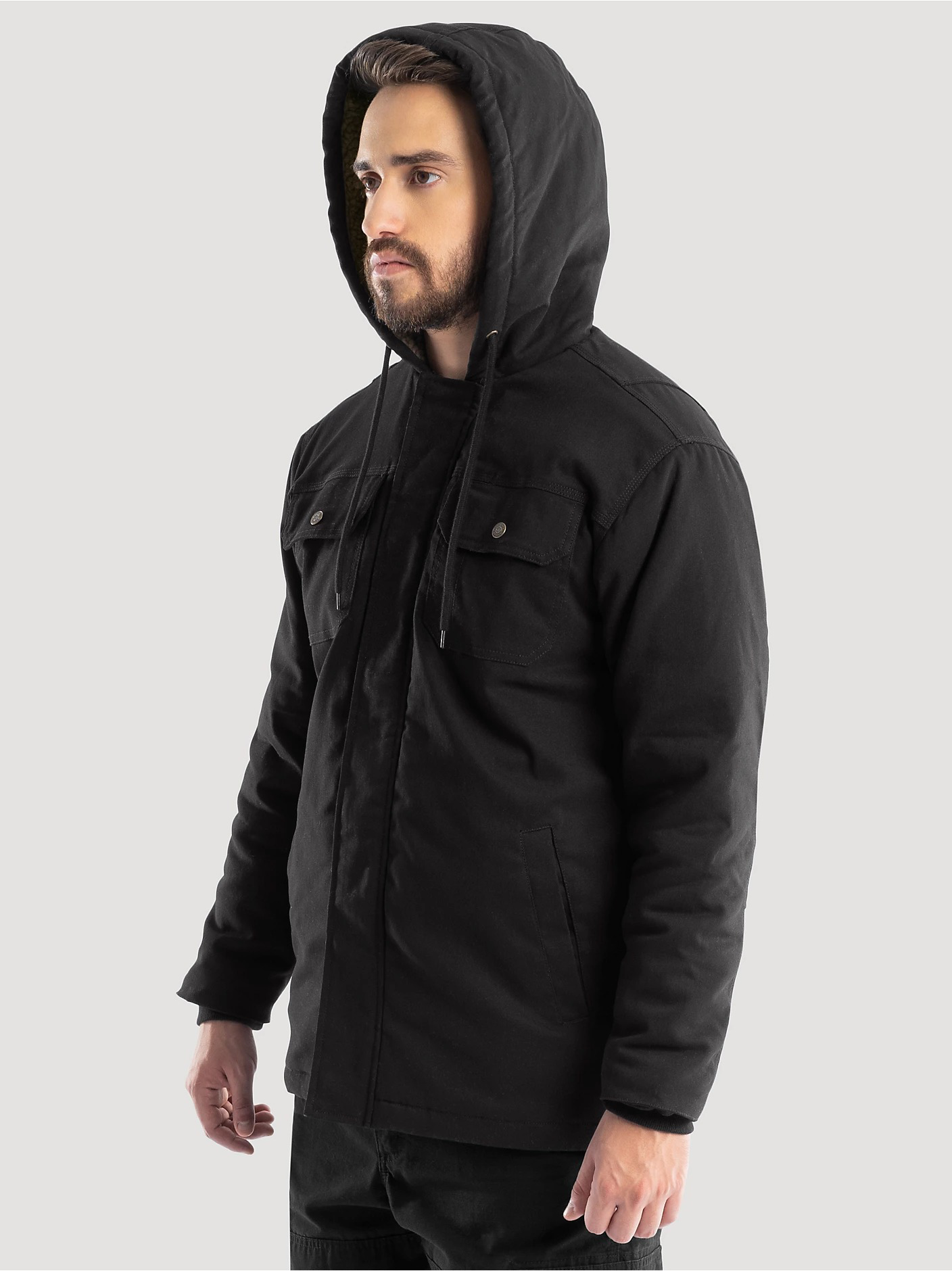 Sherpa Lined Shirt Jacket