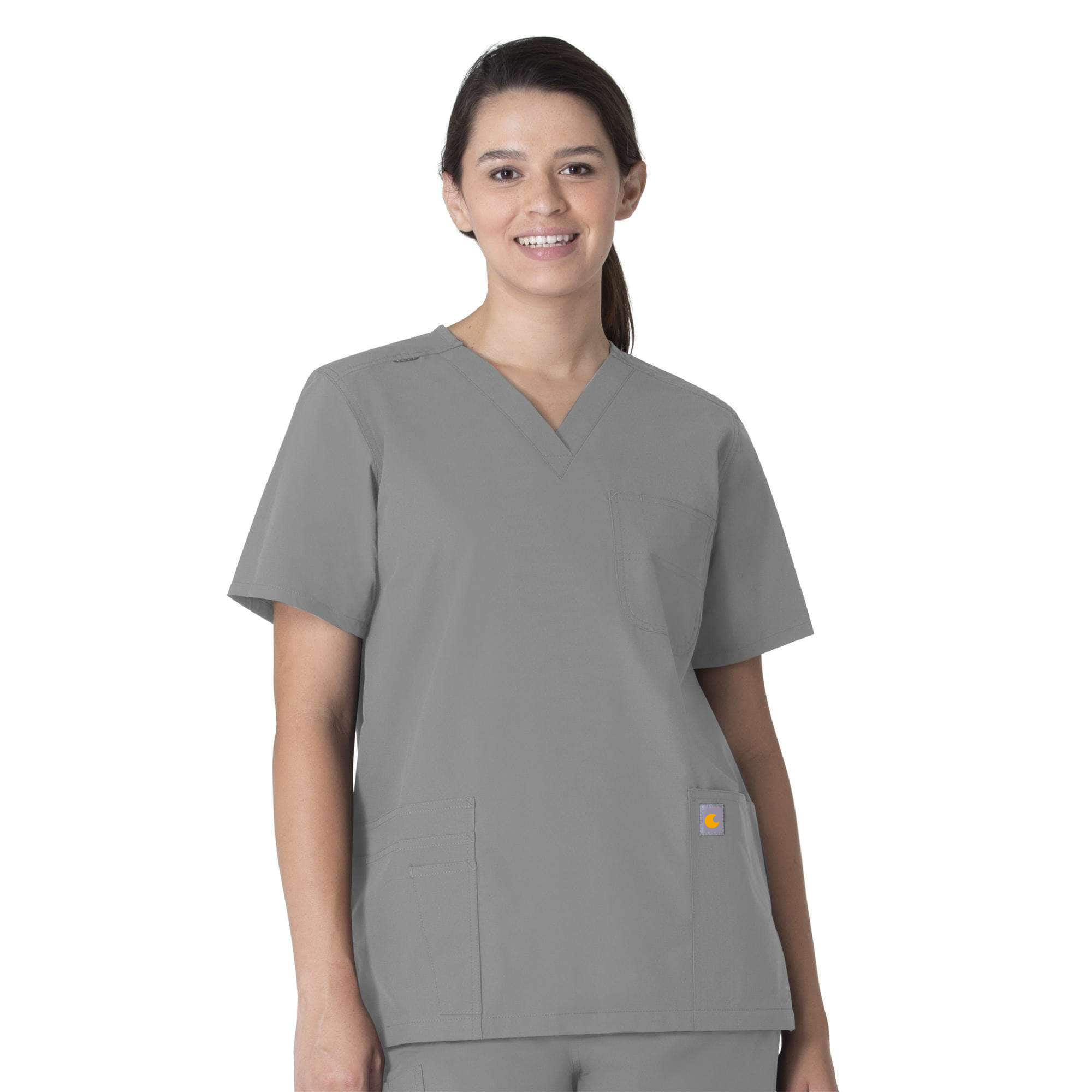 Unisex Force Essentials V-Neck 6-Pocket Scrub Top