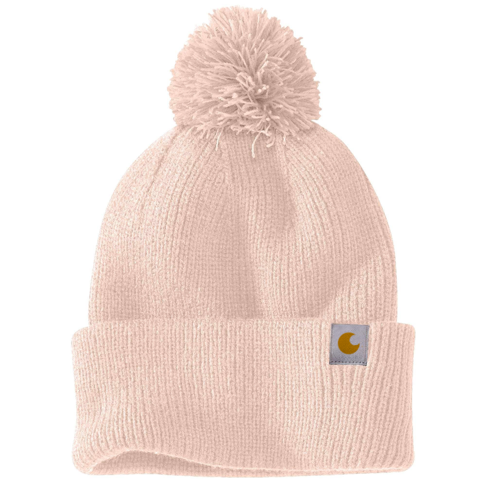 Women's Knit Pom-Pom Cuffed Beanie