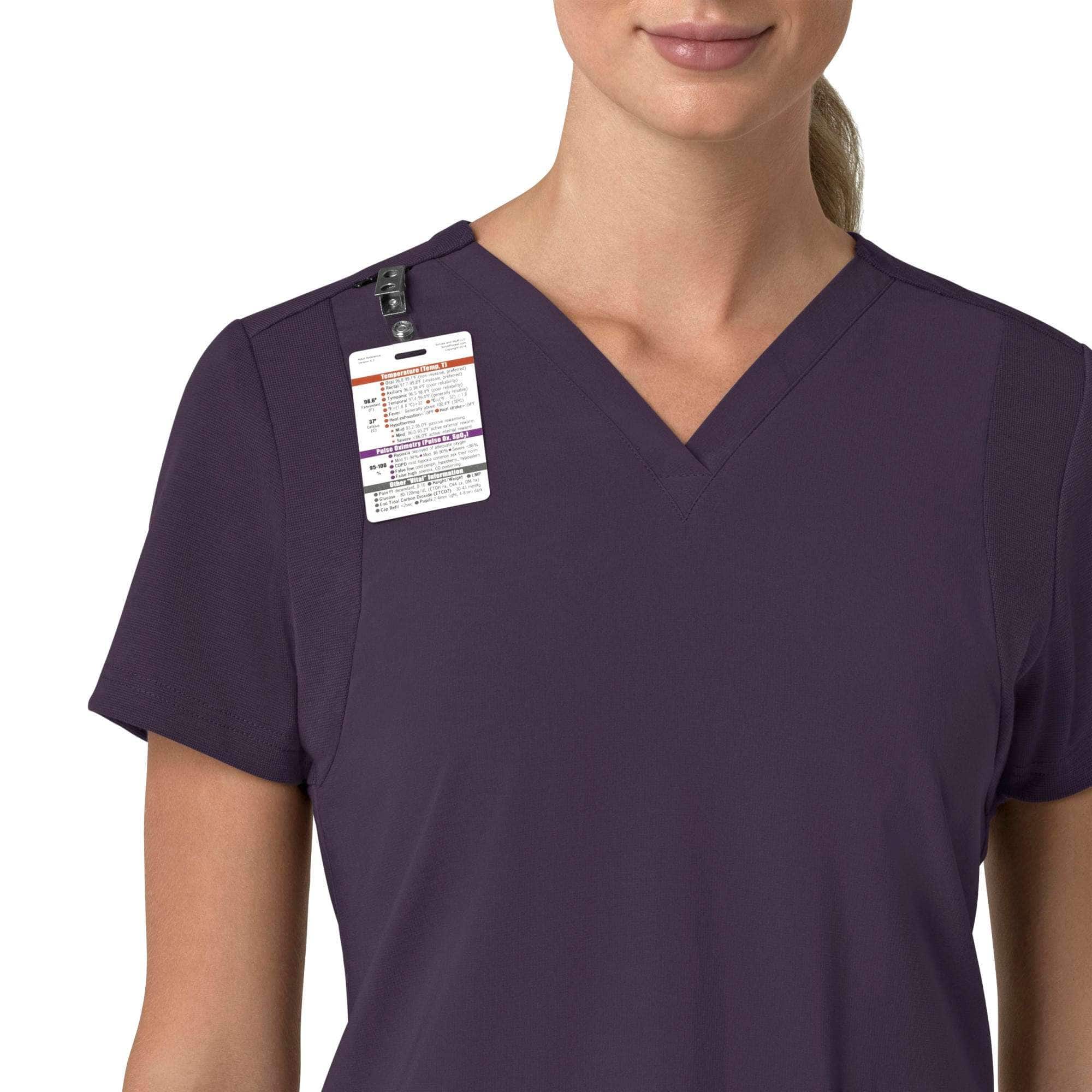 Women's Force Cross-Flex Flex Panel V-Neck Scrub Top