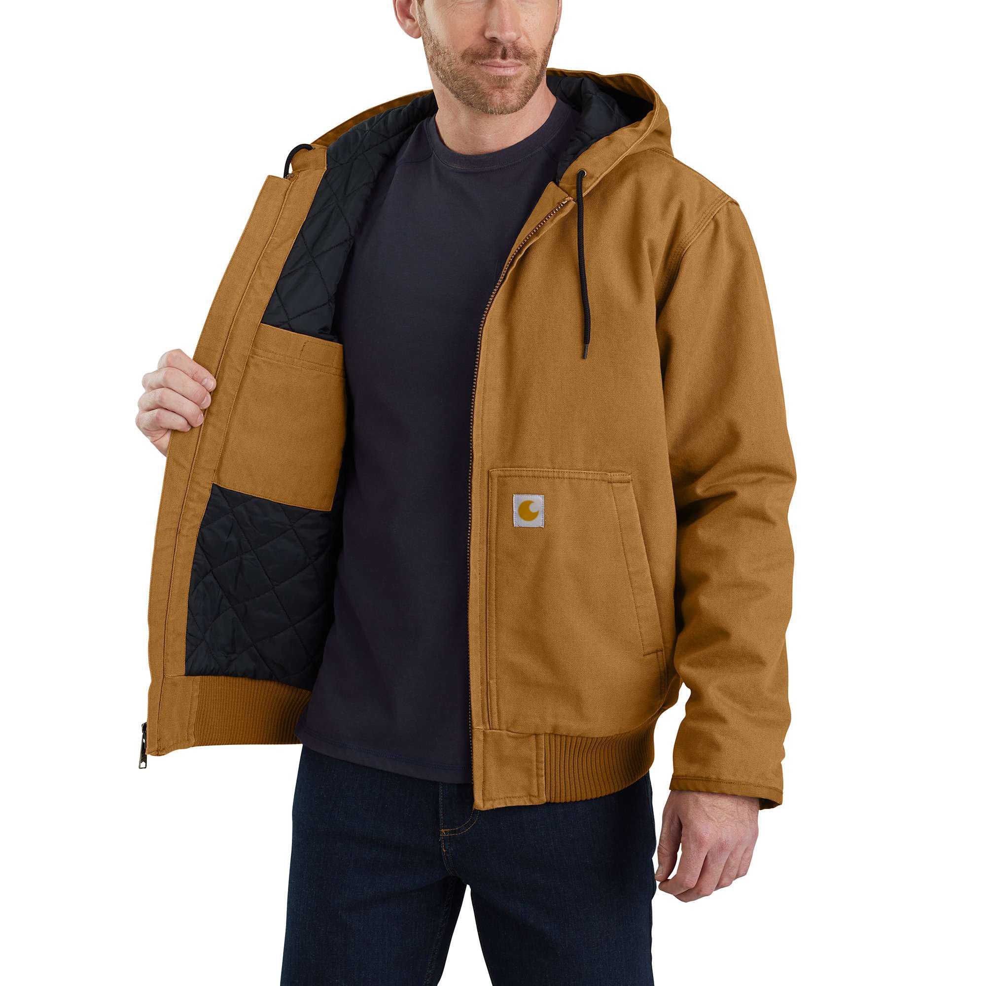Men's Insulated Active Jac - Loose Fit - Washed Duck - 3 Warmest Rating