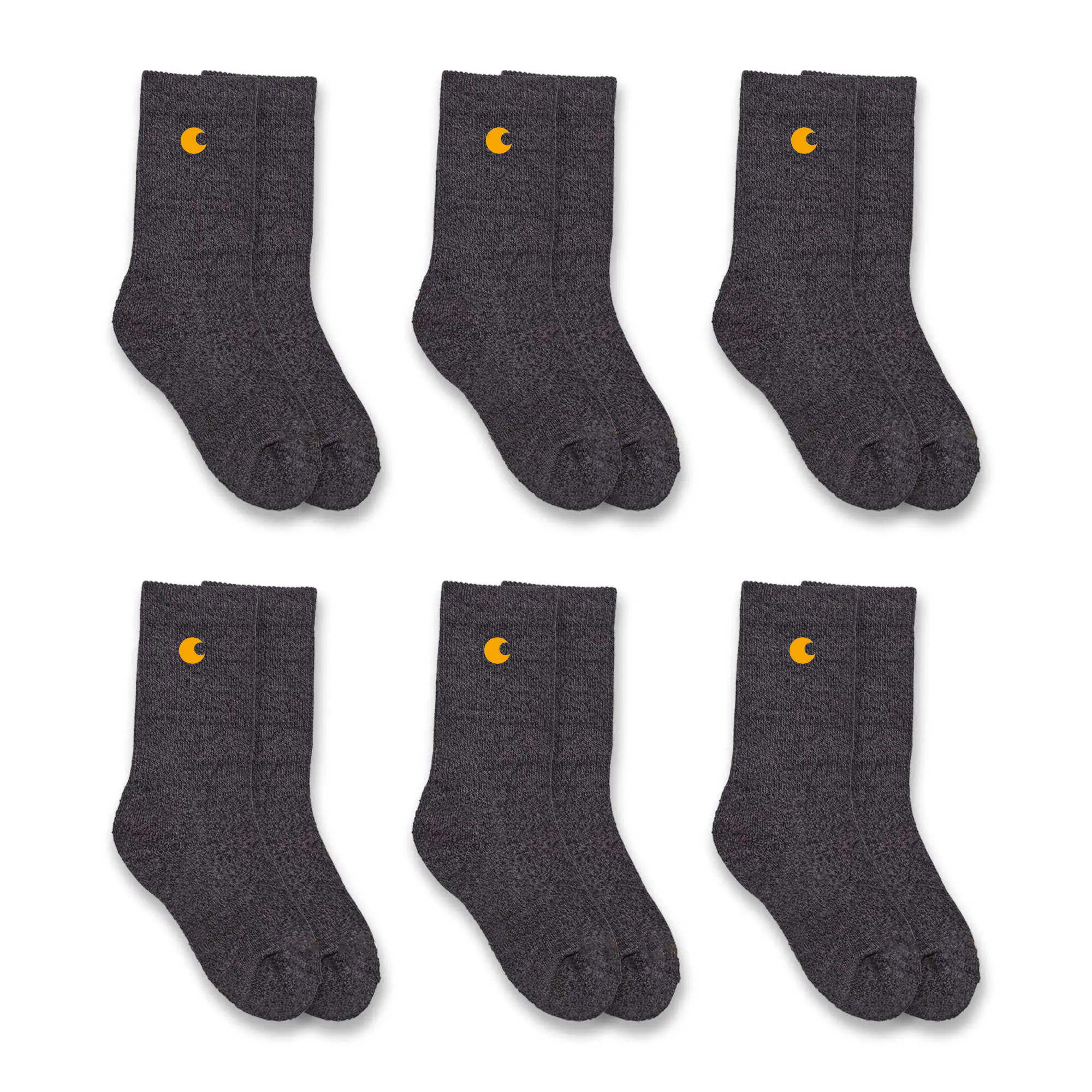 Kid's Lightweight Crew Sock 6-Pack