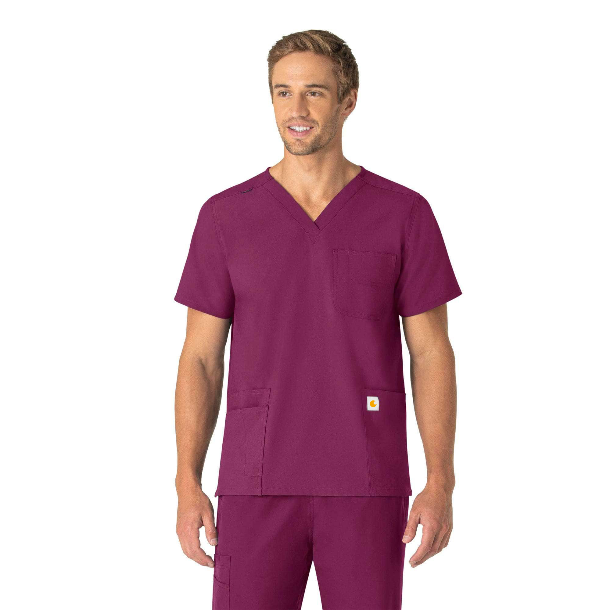 Unisex Force Essentials V-Neck 6-Pocket Scrub Top