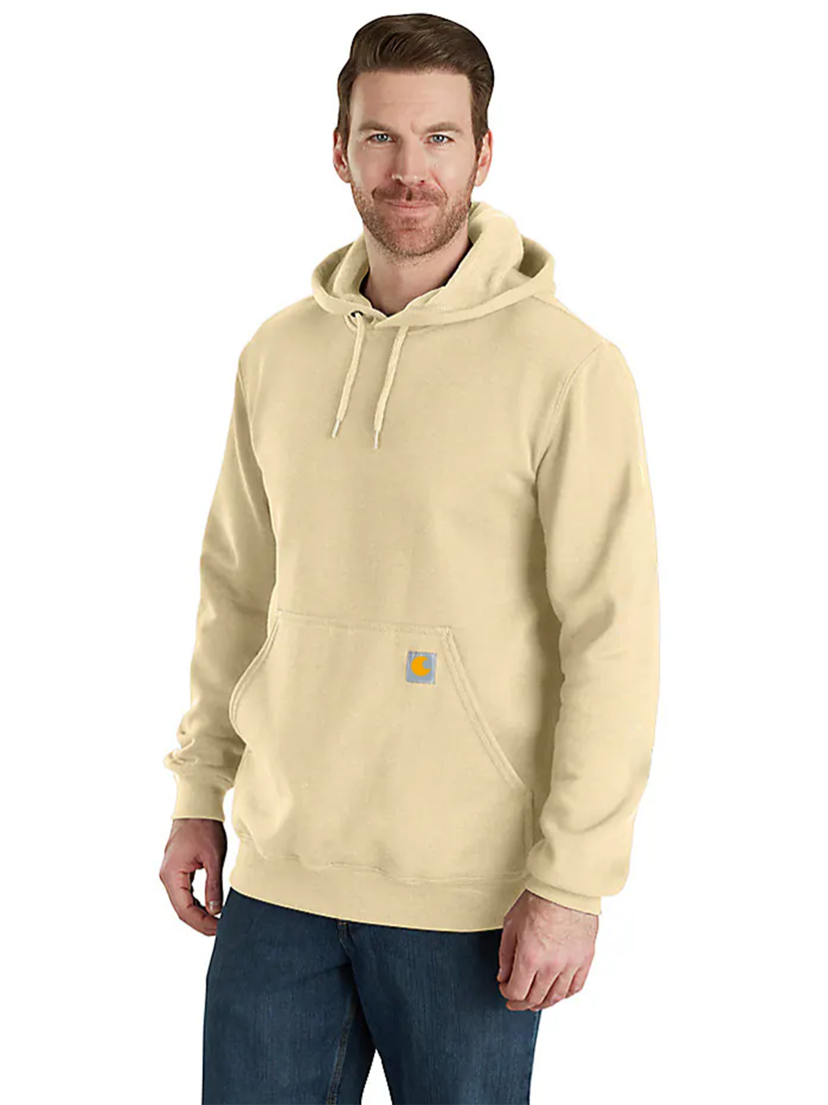Loose Fit Midweight Logo Sleeve Graphic Hoodie