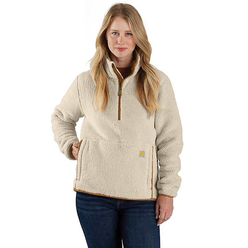Women's Loose Fit Fleece Pullover - 3 Warmest Rating
