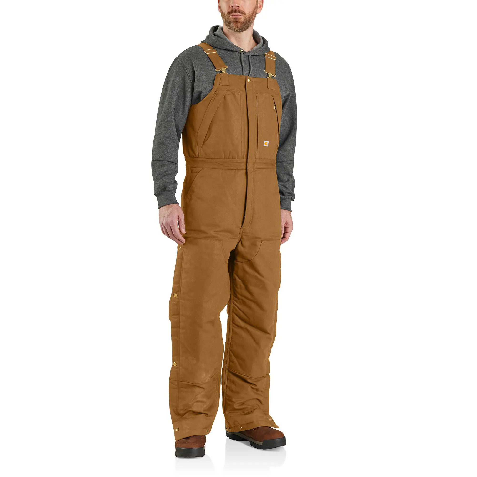 Loose Fit Firm Duck Insulated Biberall - 4 Extreme Warmth Rating