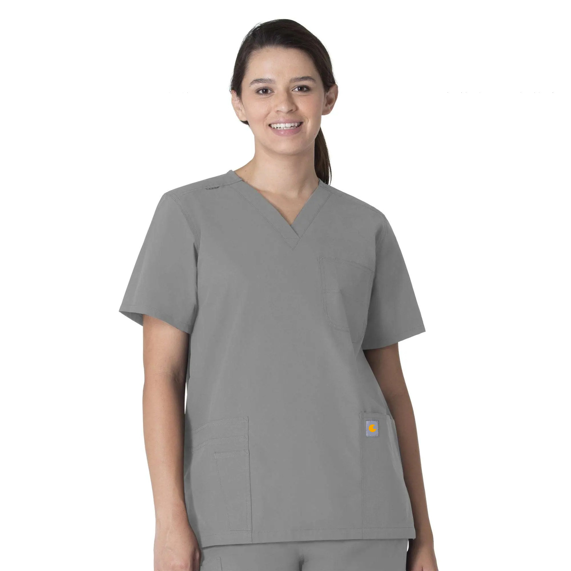 Unisex Force Essentials V-Neck 6-Pocket Scrub Top