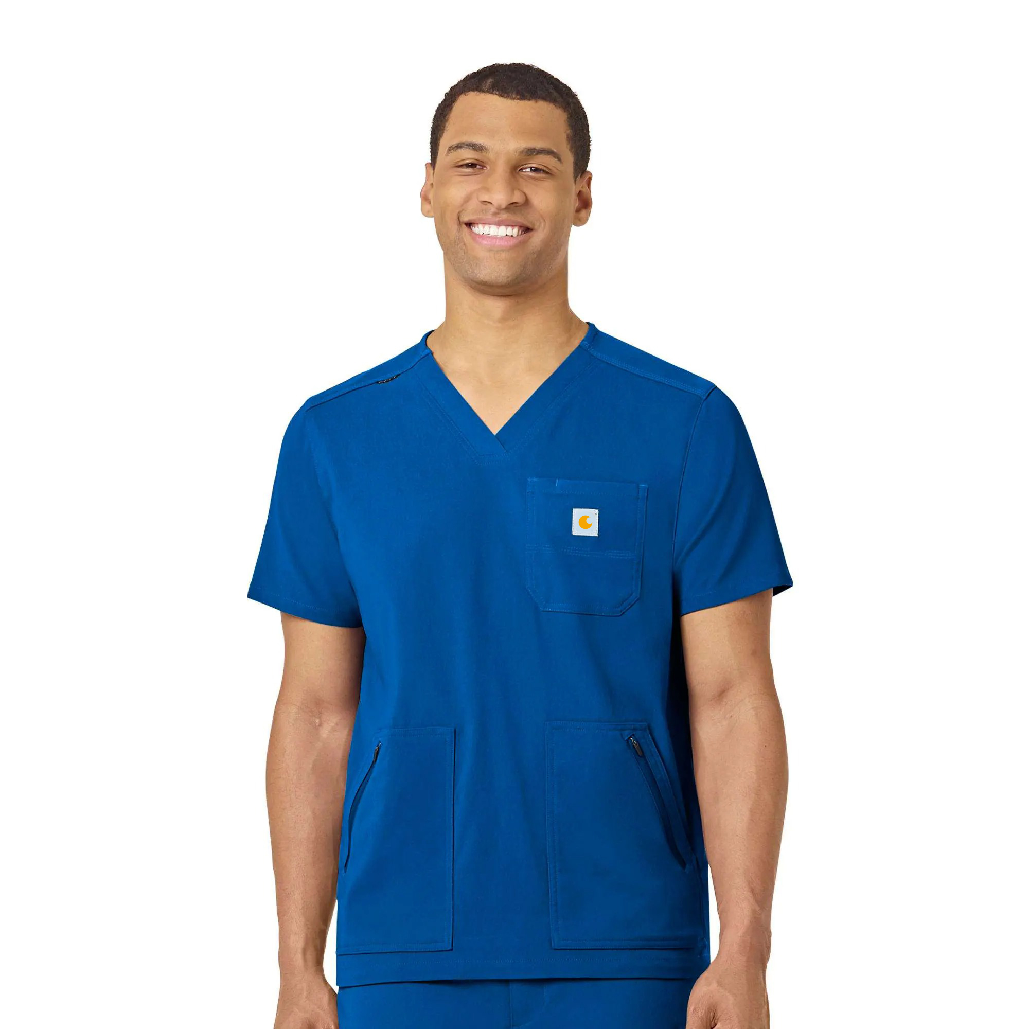 Rugged Flex Peak 5-Pocket V-Neck Scrub Top