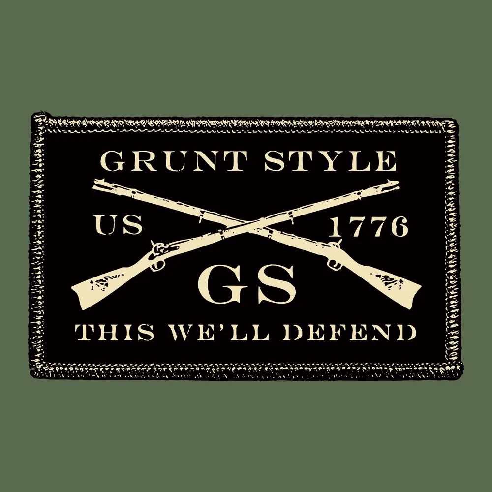 Name Tape Hoodie - Military Green