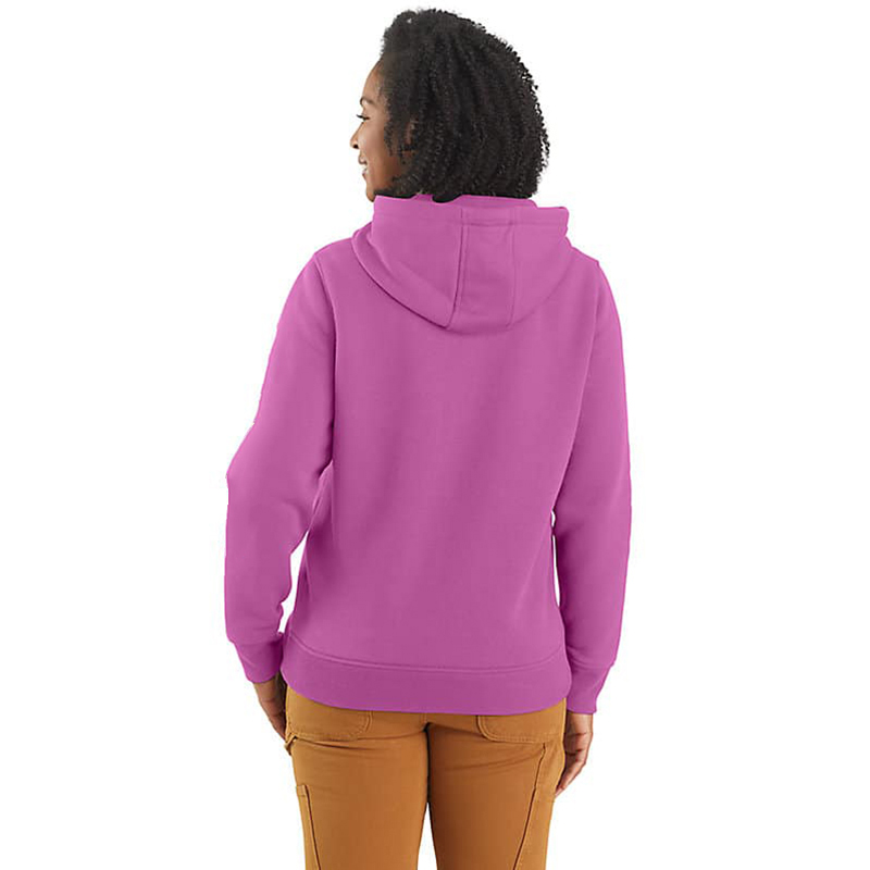 Women's Relaxed Fit Midweight Logo Sleeve Graphic Hoodie