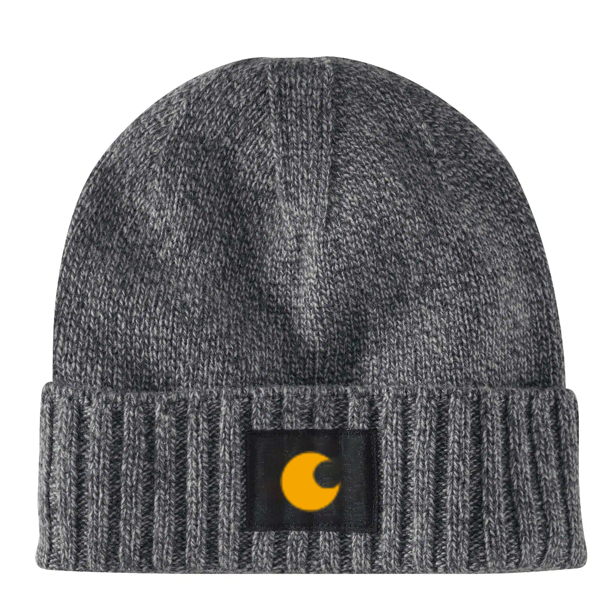 Wool Knit Quality Patch Beanie