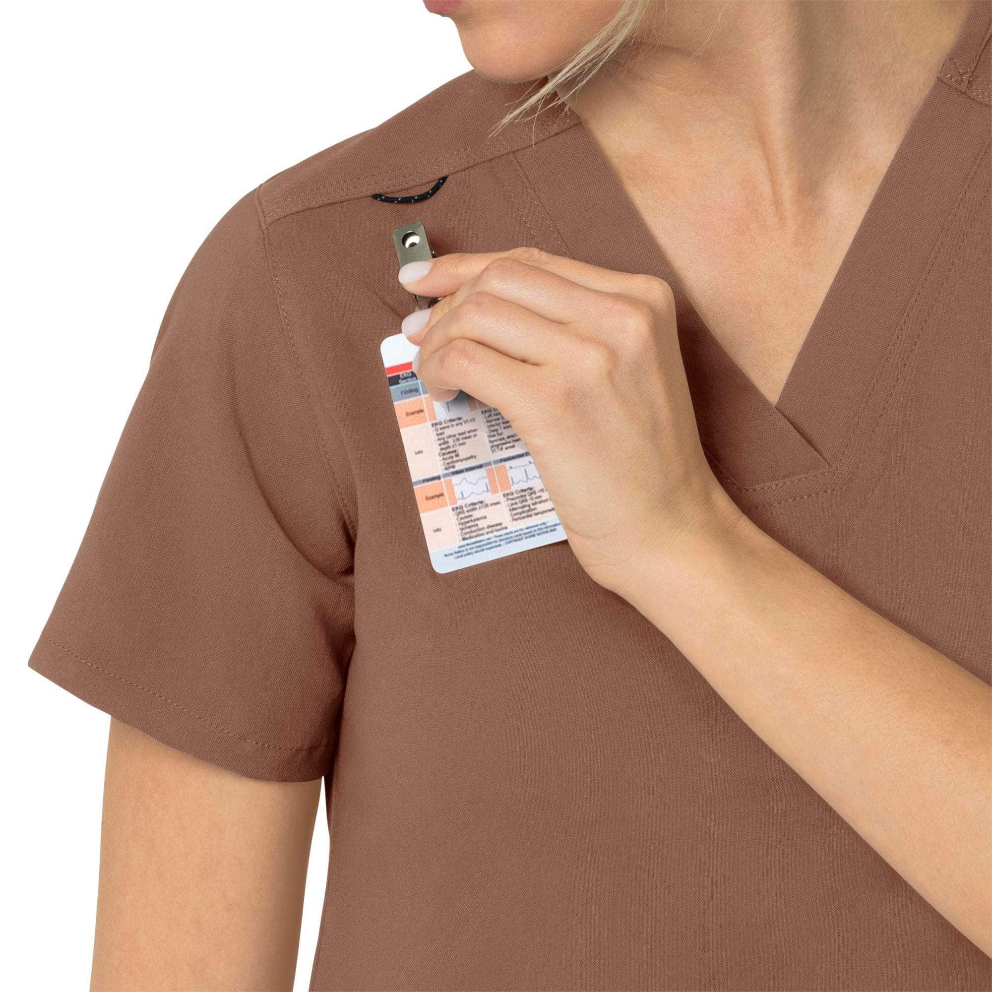 Women's Rugged Flex Peak 4-Pocket V-Neck Scrub Top