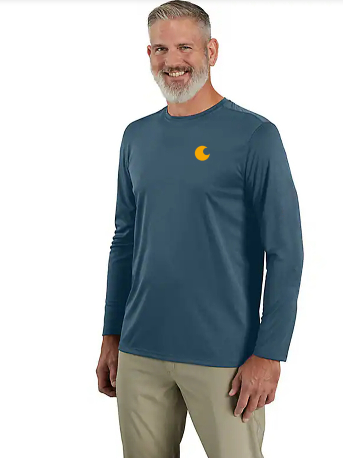 Force Sun Defender Lightweight Long-Sleeve Logo Graphic T-Shirt