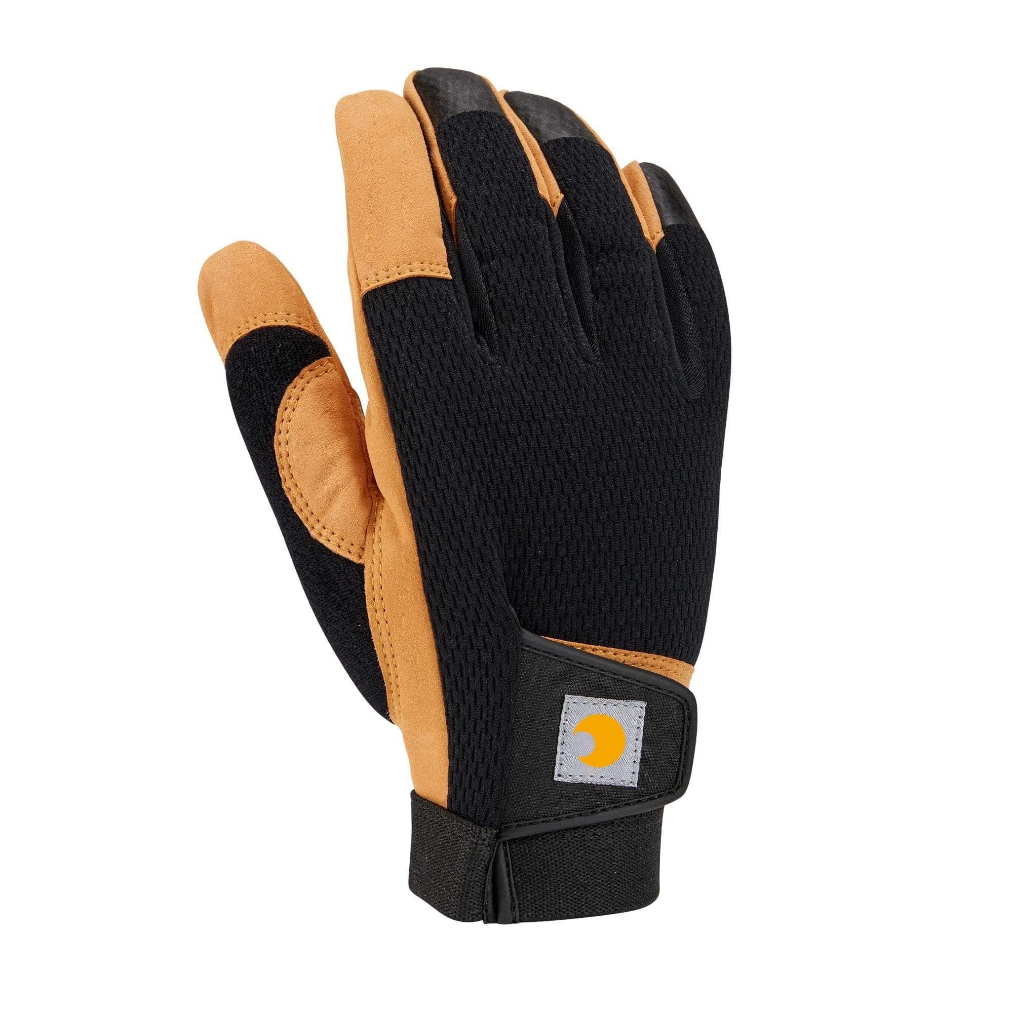 Men's Synthetic Leather High Dexterity Touch Sensitive Secure Grip Cuff Glove