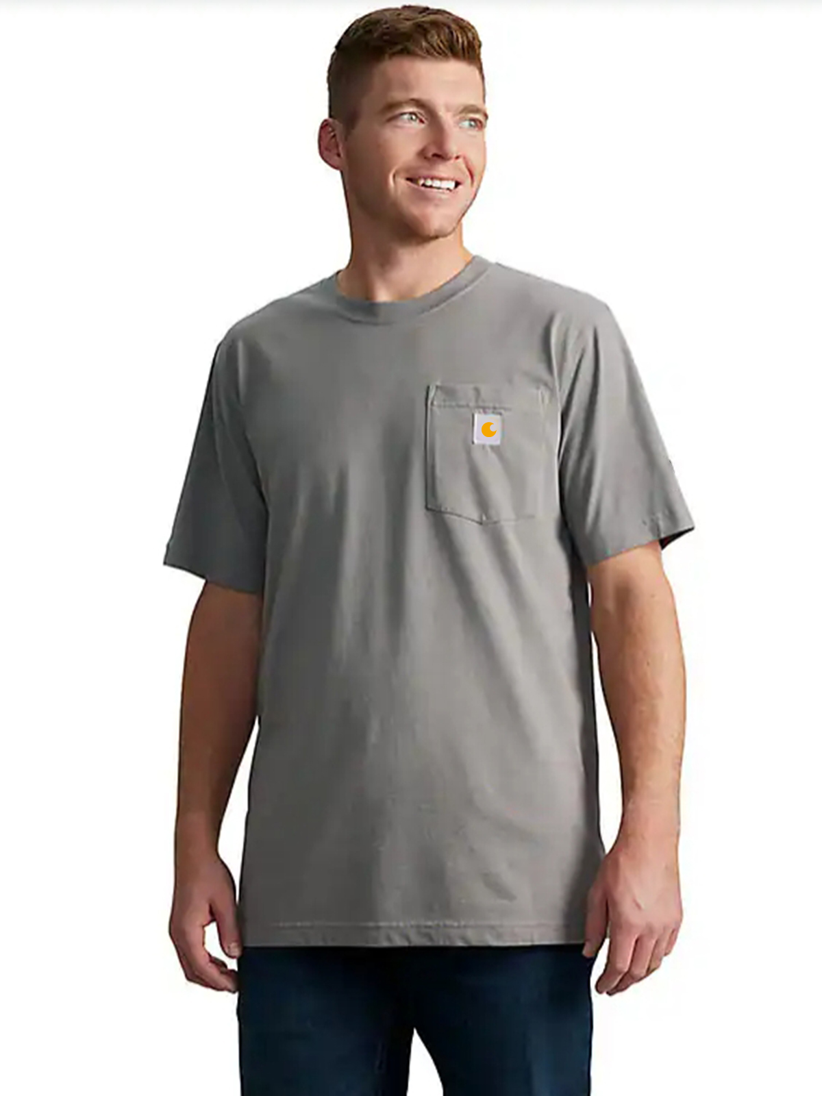 Relaxed Fit Lightweight Short-Sleeve Pocket Street Car Graphic T-Shirt
