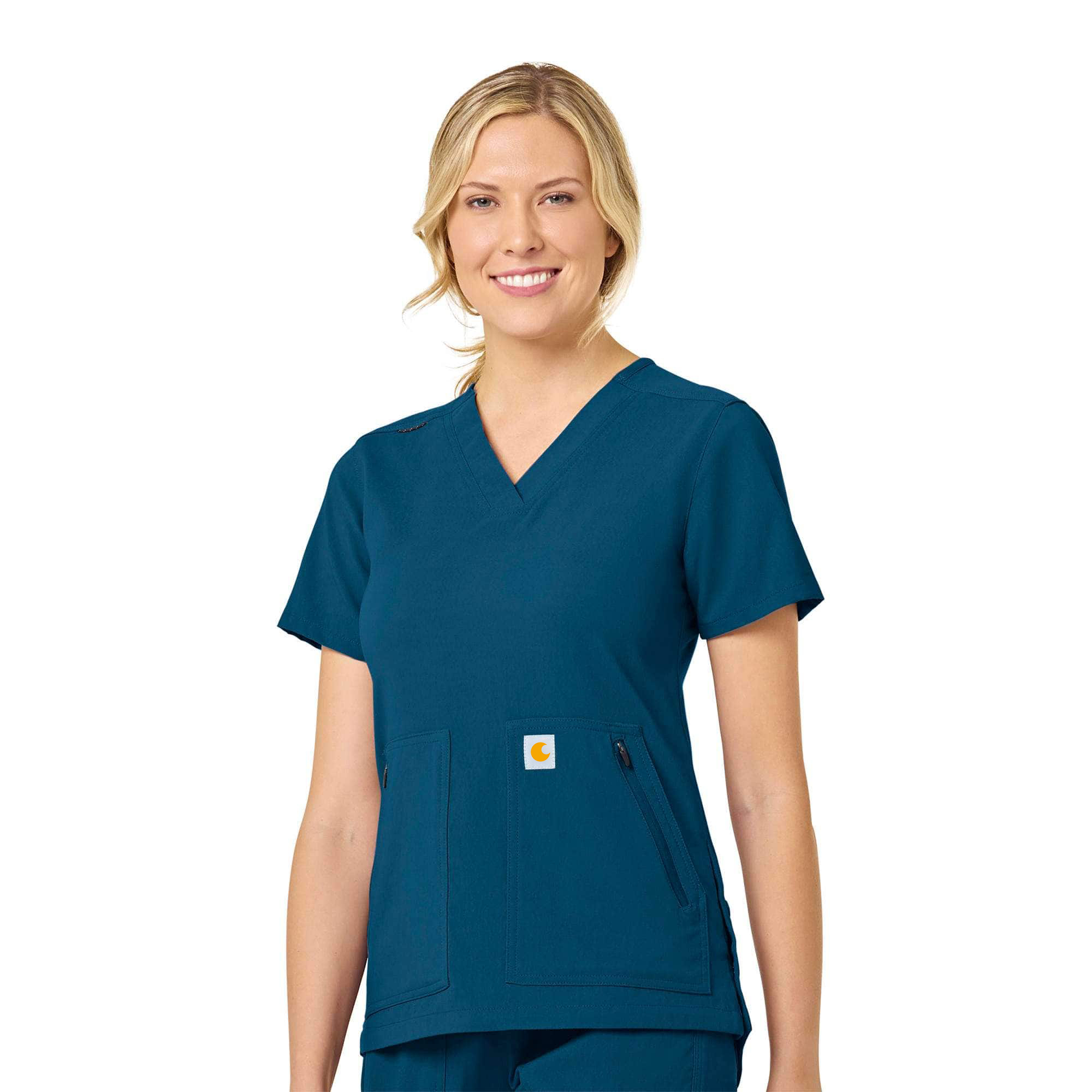 Women's Rugged Flex Peak 4-Pocket V-Neck Scrub Top