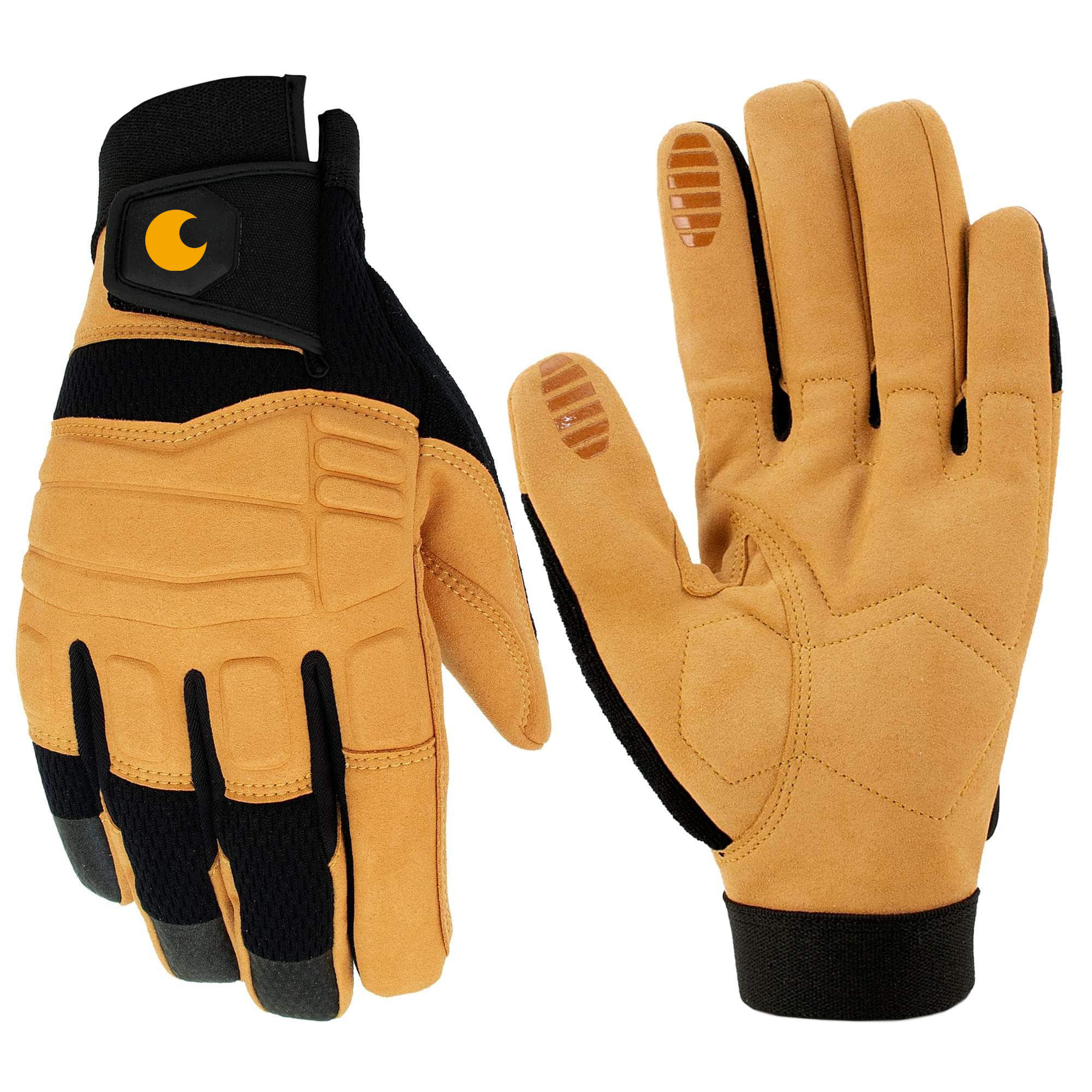 Synthetic Leather High Dexterity Molded Knuckle Secure Cuff Glove