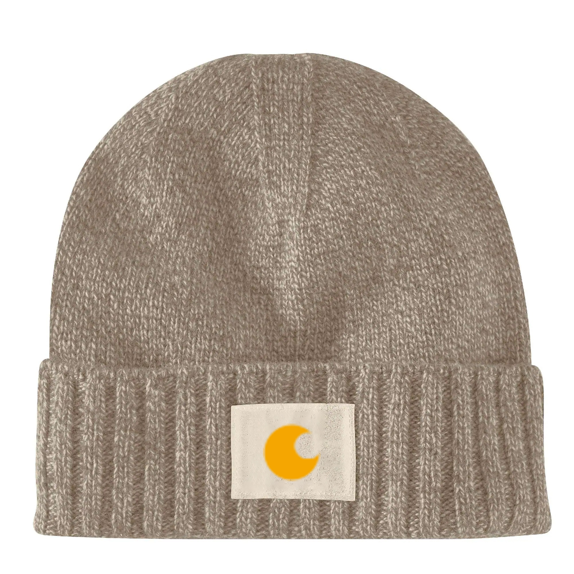 Wool Knit Quality Patch Beanie