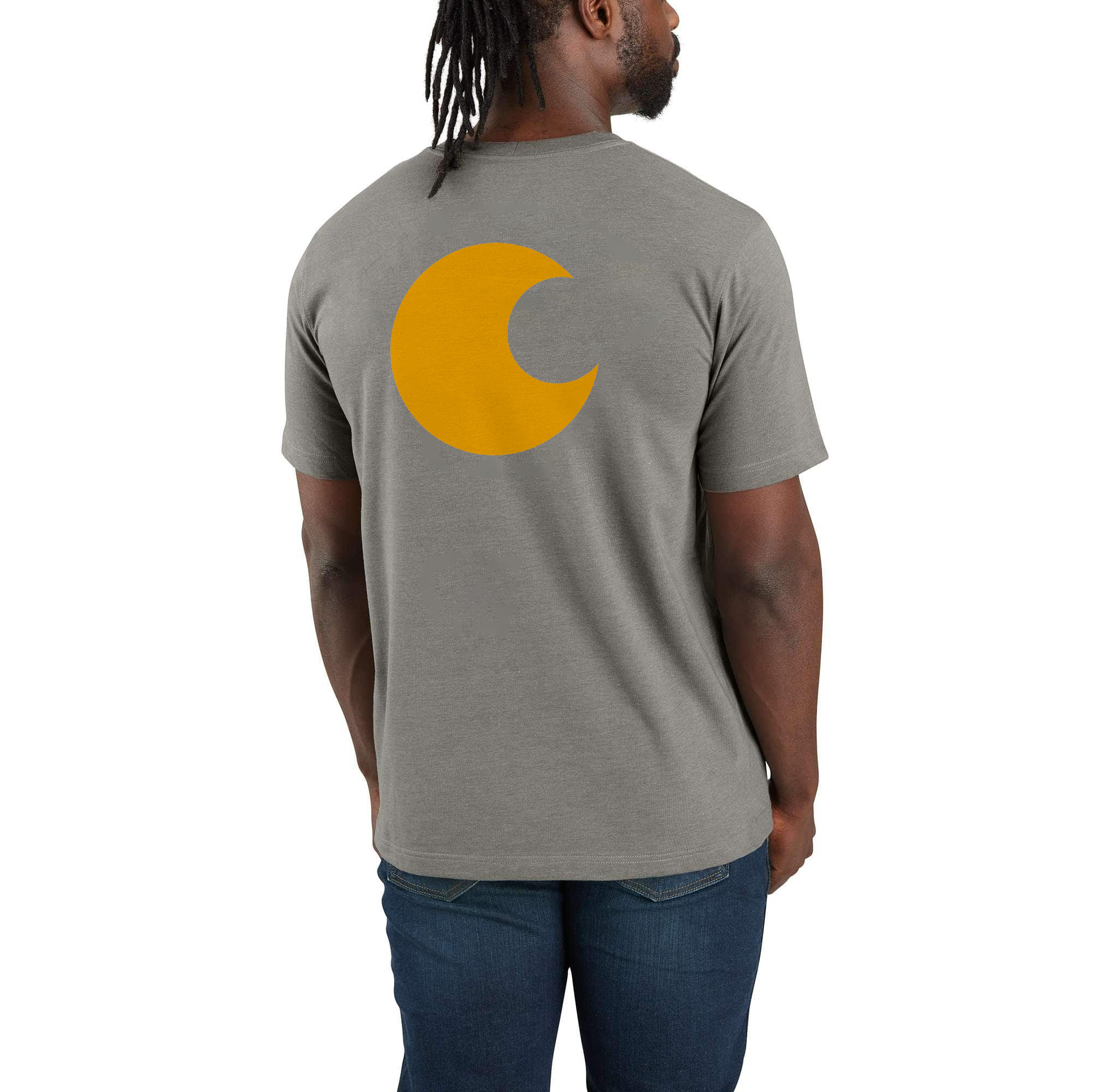 Relaxed Fit Lightweight Short-Sleeve Pocket Tree Graphic T-Shirt