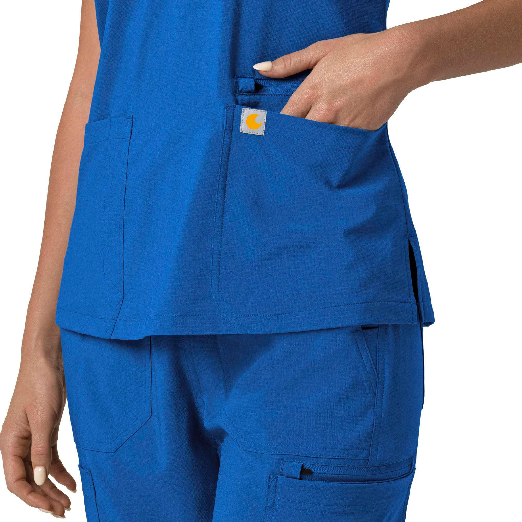 Women's Force Cross-Flex Flex Panel V-Neck Scrub Top