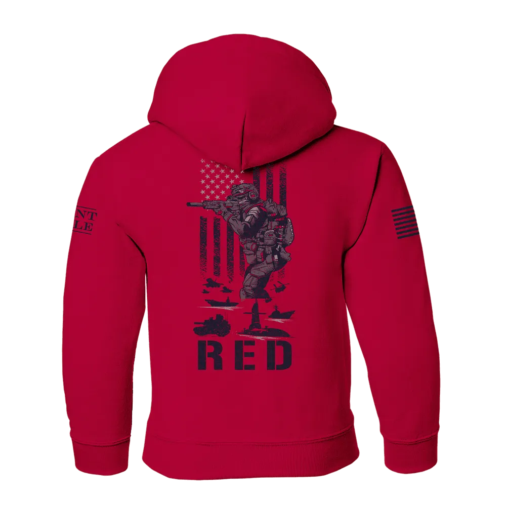 Youth RED Friday Hoodie - Red