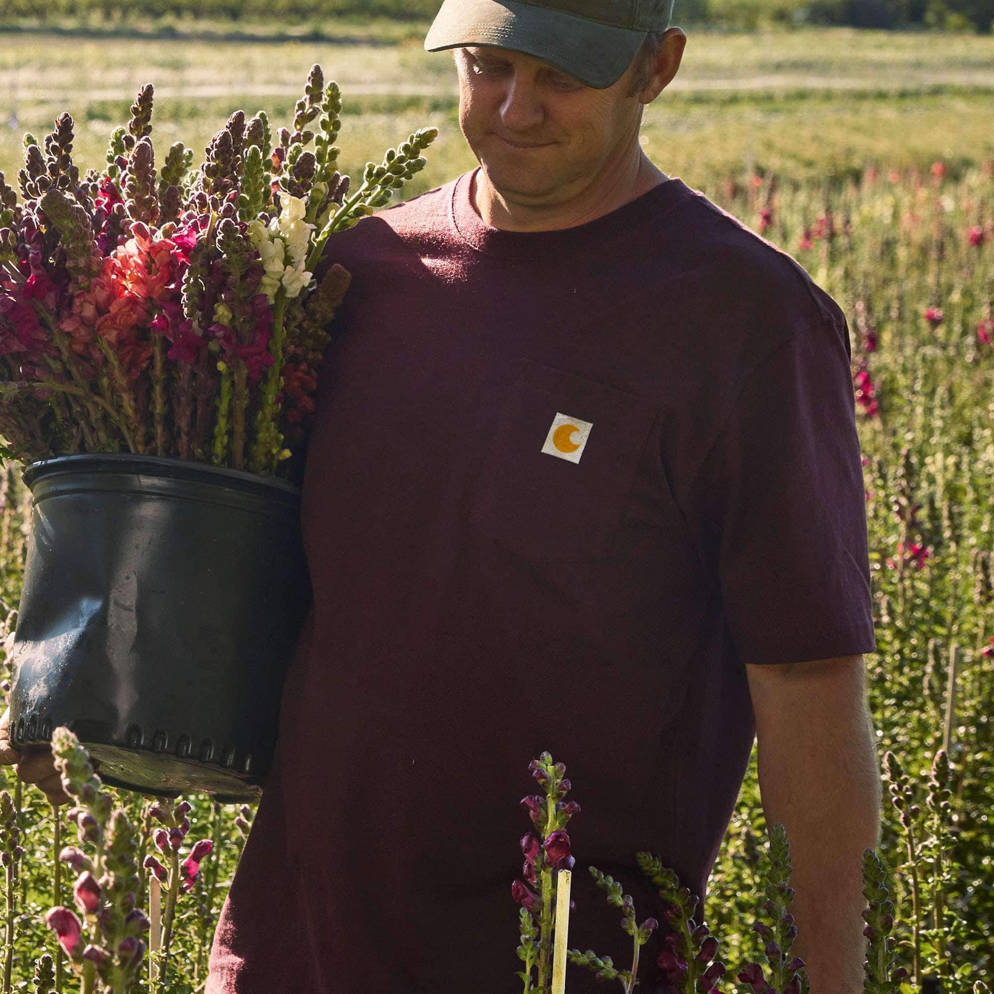 Loose Fit Heavyweight Short-Sleeve Pocket T-Shirt