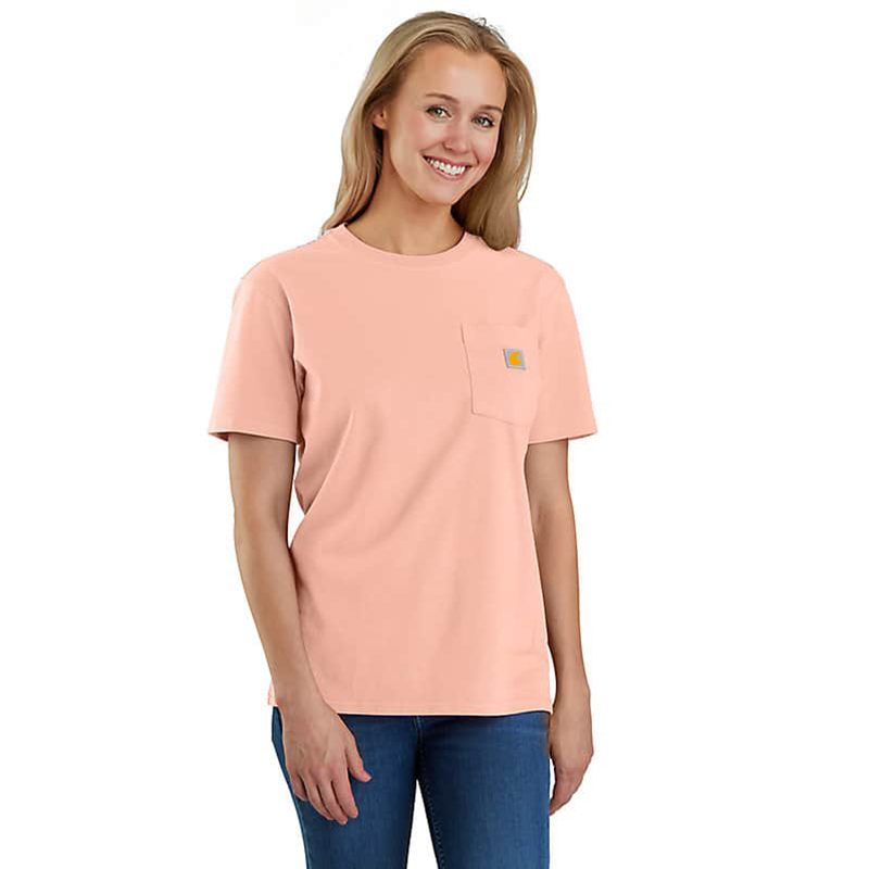 Women's Loose Fit Heavyweight Short-Sleeve Pocket T-Shirt