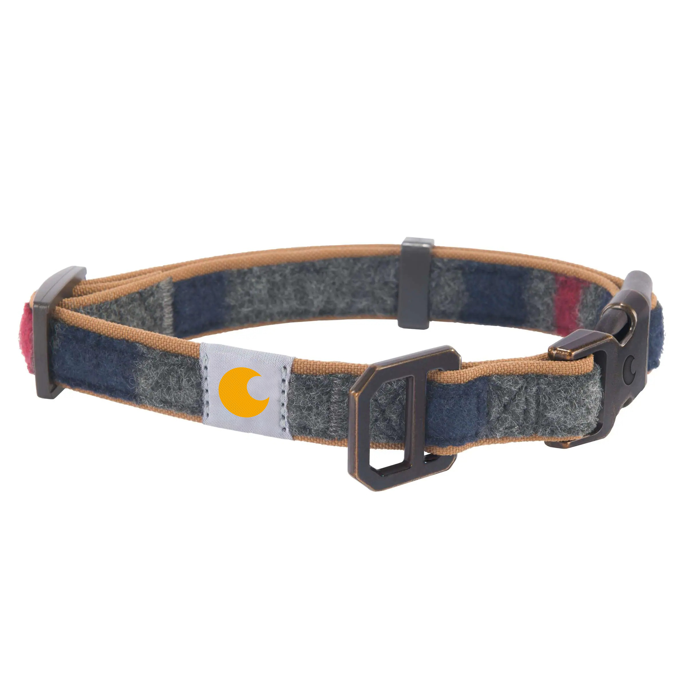 Nylon Duck Blanket Stripe Dog Collar