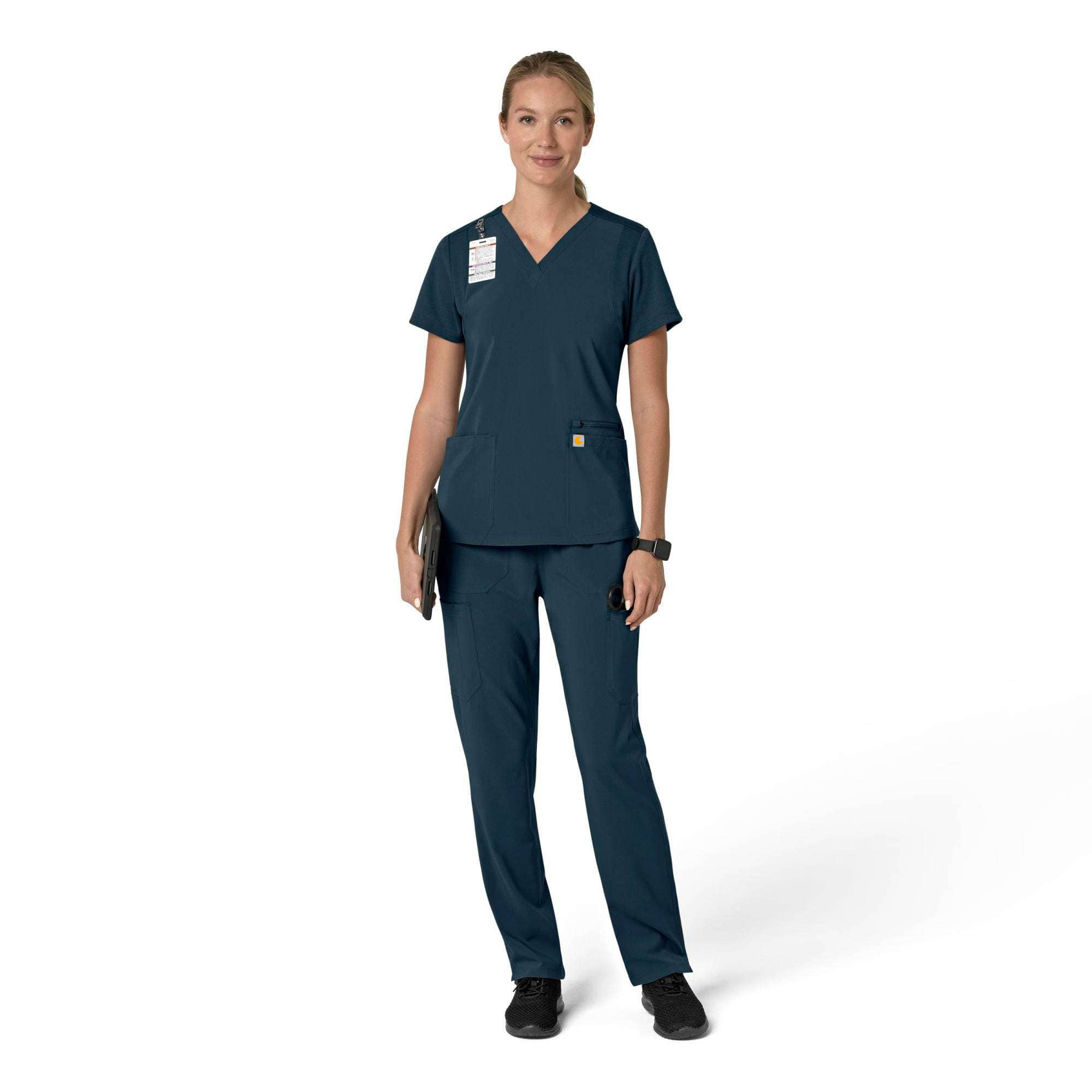 Women's Force Cross-Flex Flex Panel V-Neck Scrub Top