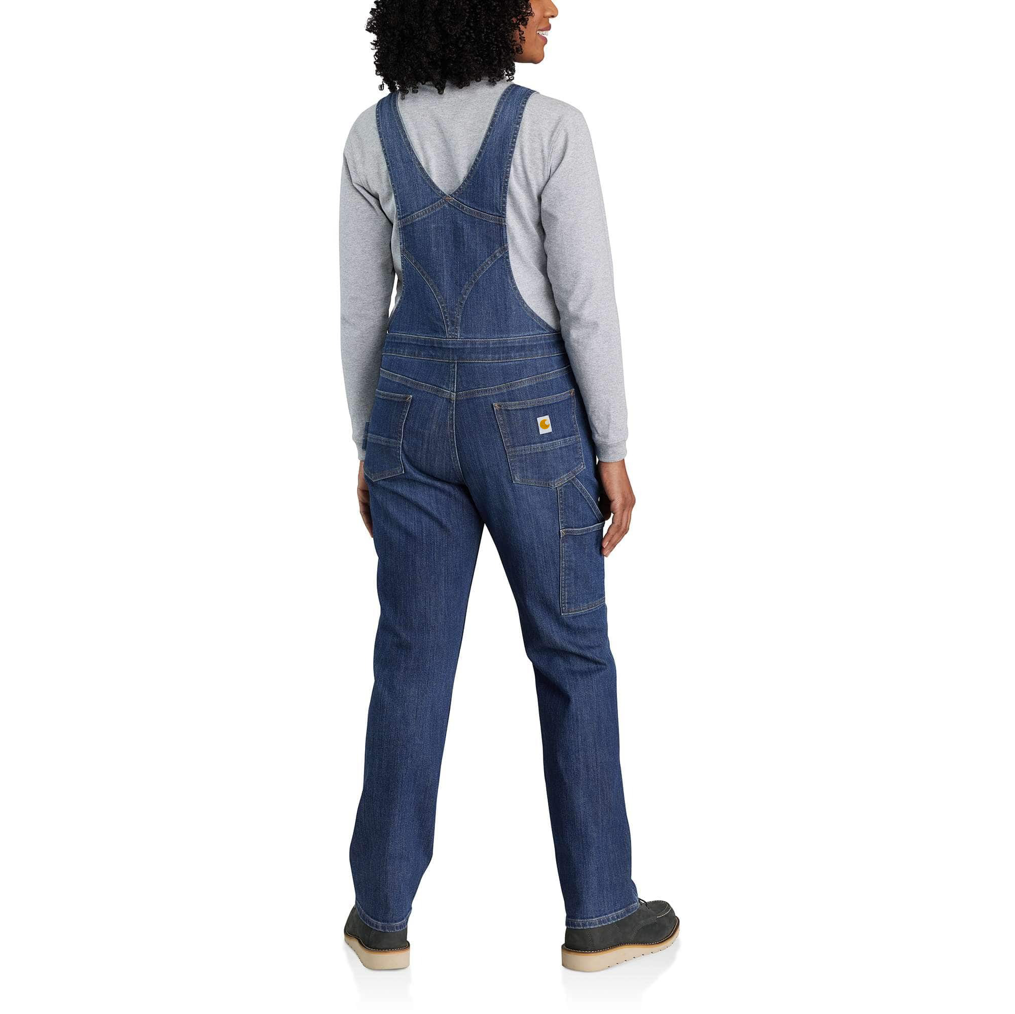 Women's Rugged Flex Relaxed Fit Denim Bib Overall