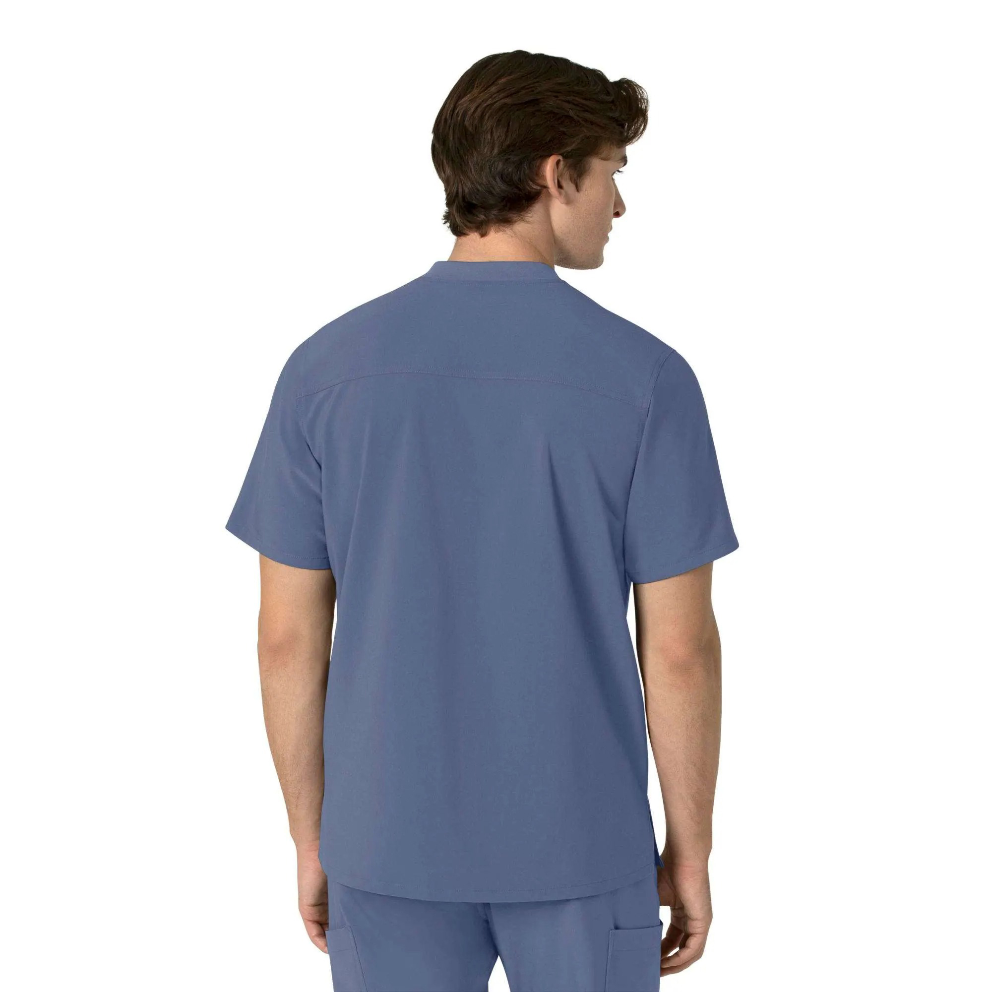Force Cross-Flex Men's Henley Scrub Top
