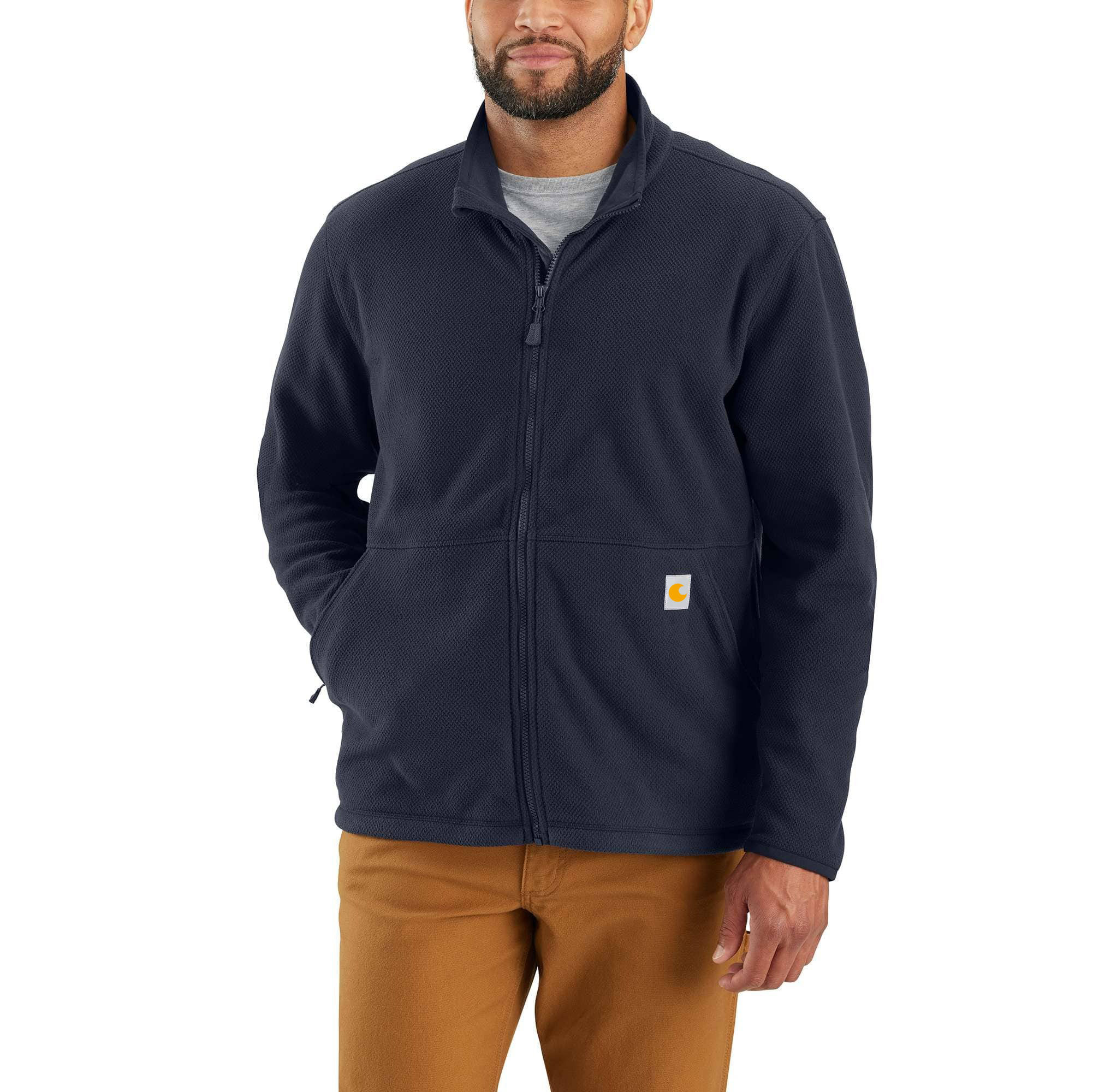 Full-Zip Relaxed Fit Fleece Jacket - 1 Warm Rating