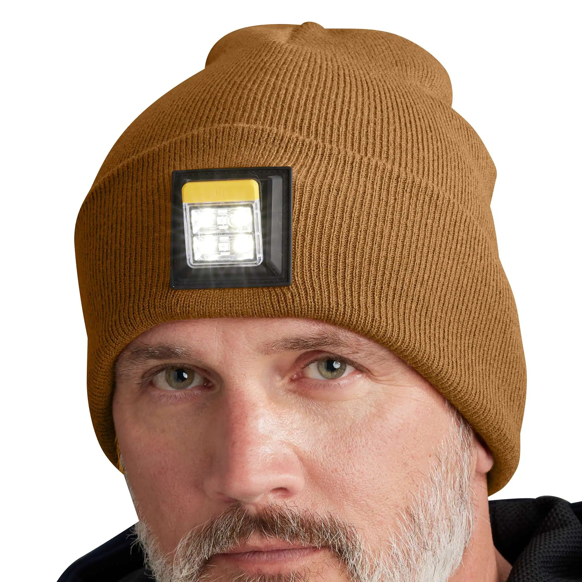 Knit Cuff LED Light Beanie