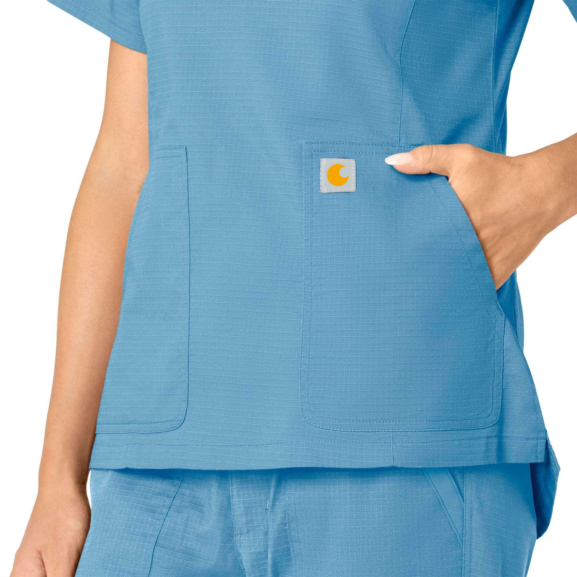 Women's Rugged Flex Ripstop V-Neck Scrub Top