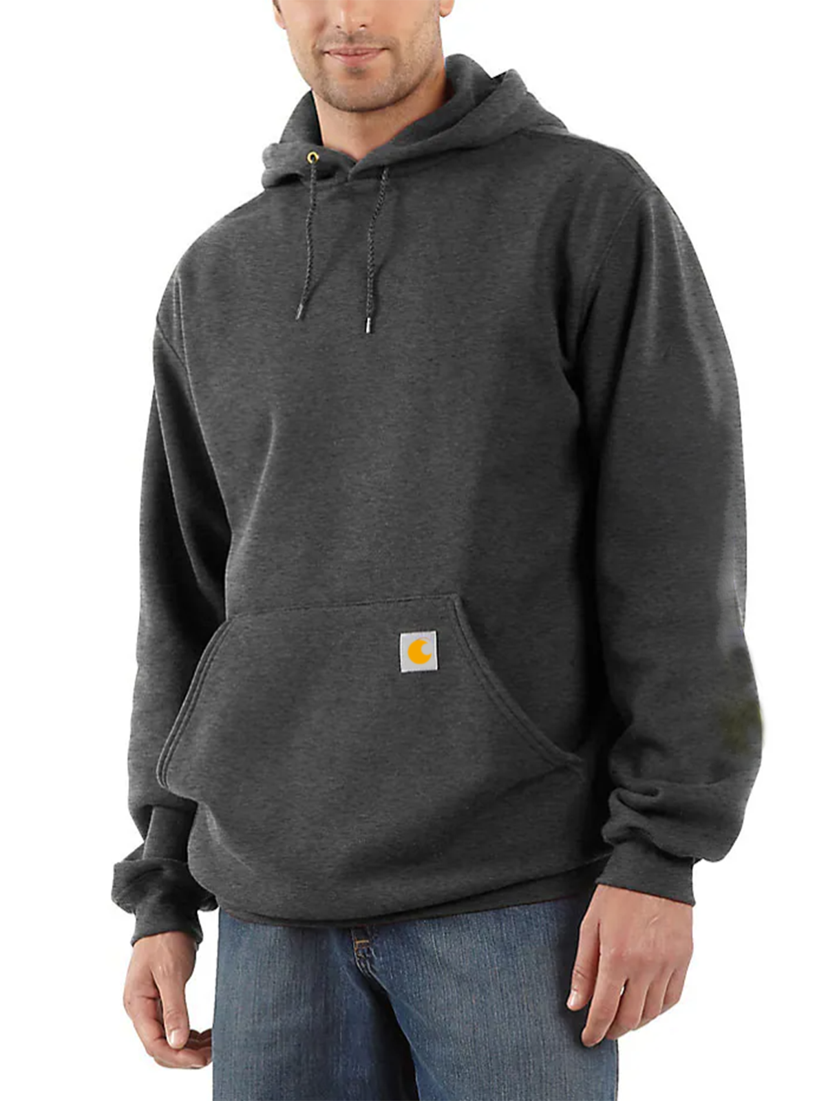 Loose Fit Midweight Logo Sleeve Graphic Hoodie