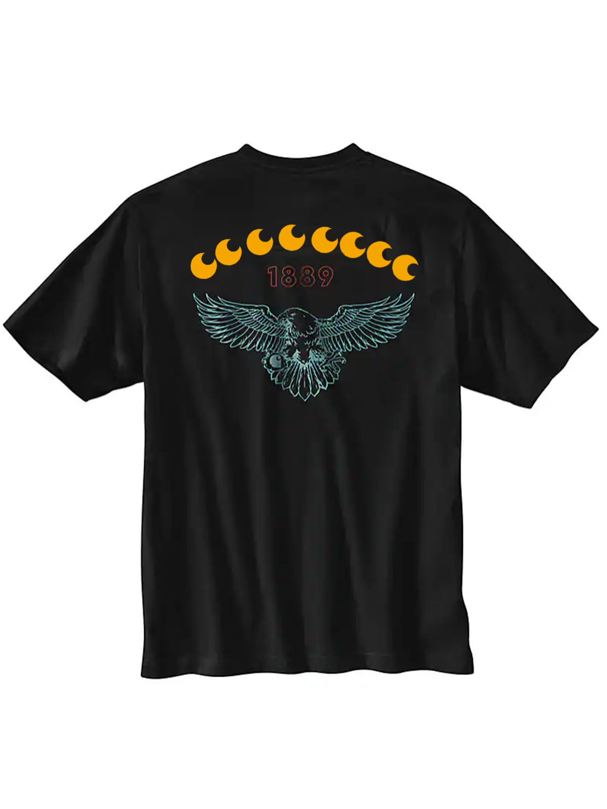 Relaxed Fit Lightweight Short-Sleeve Eagle Graphic T-Shirt