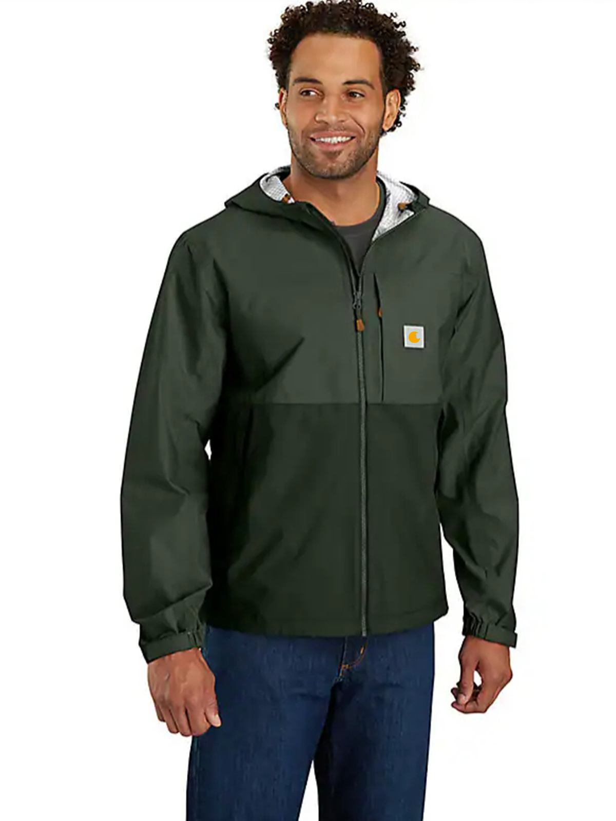 Men's Storm Defender Waterproof Jacket - Relaxed Fit - Lightweight Packable