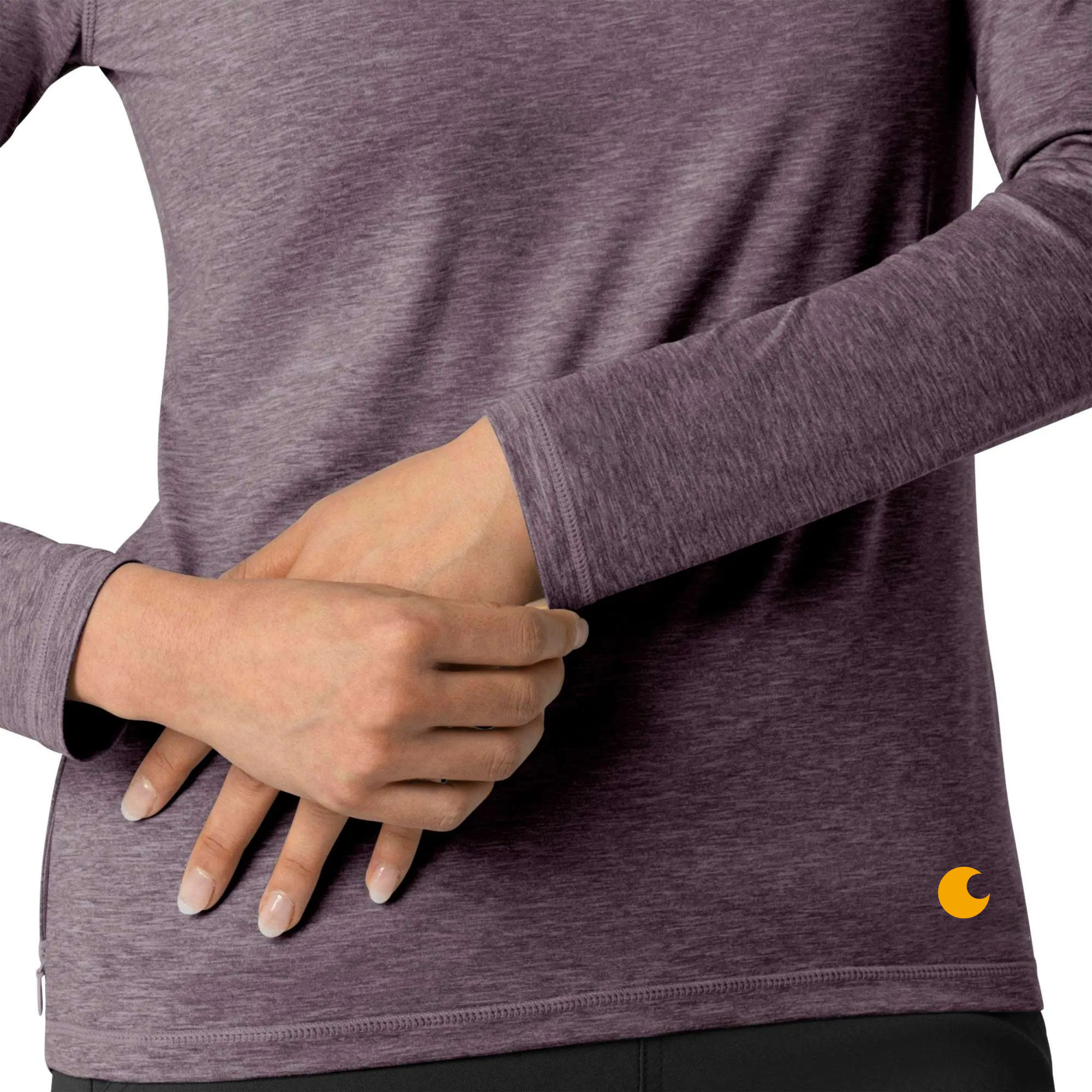 Women's Force Sub-Scrubs Heathered Performance Long Sleeve Tee