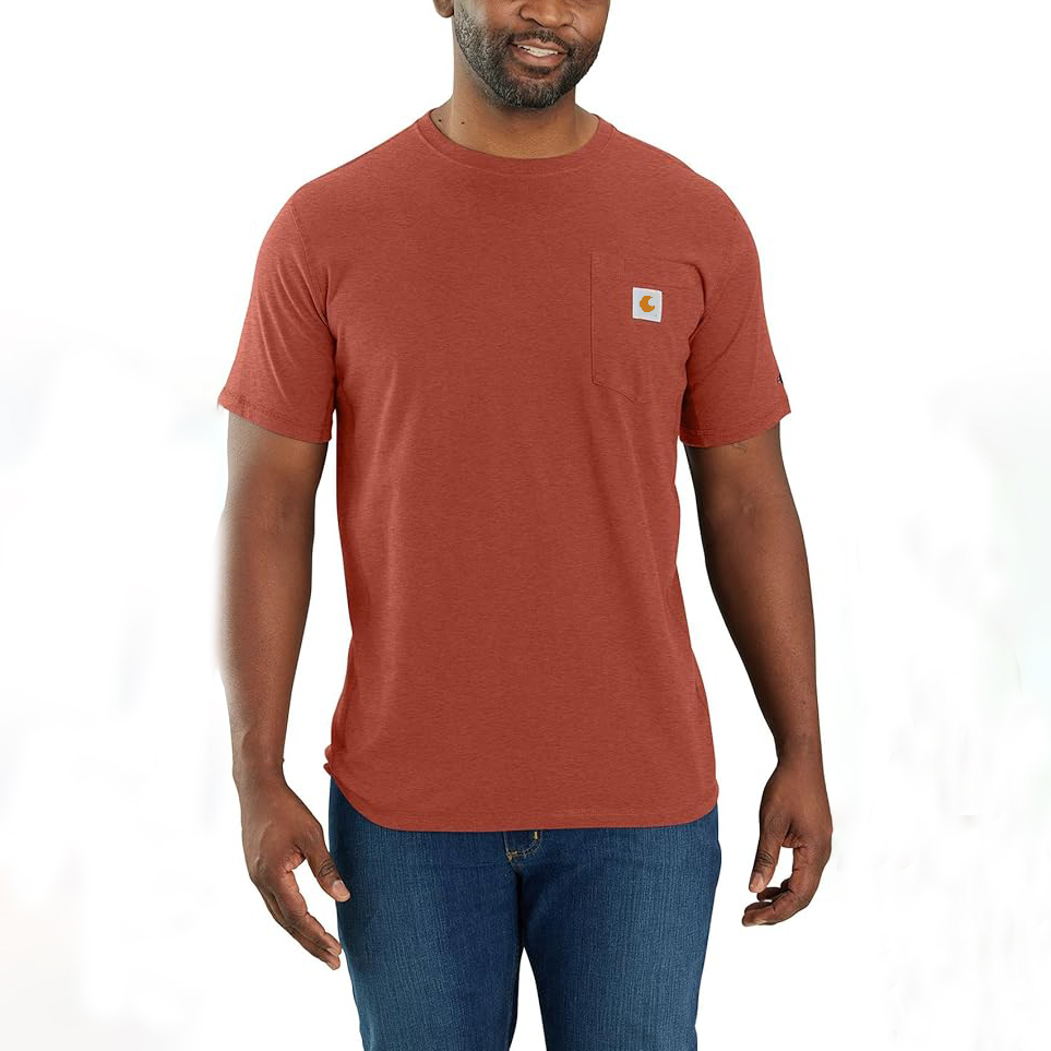 Men's Force Relaxed Fit Midweight Short-Sleeve Pocket T-Shirt