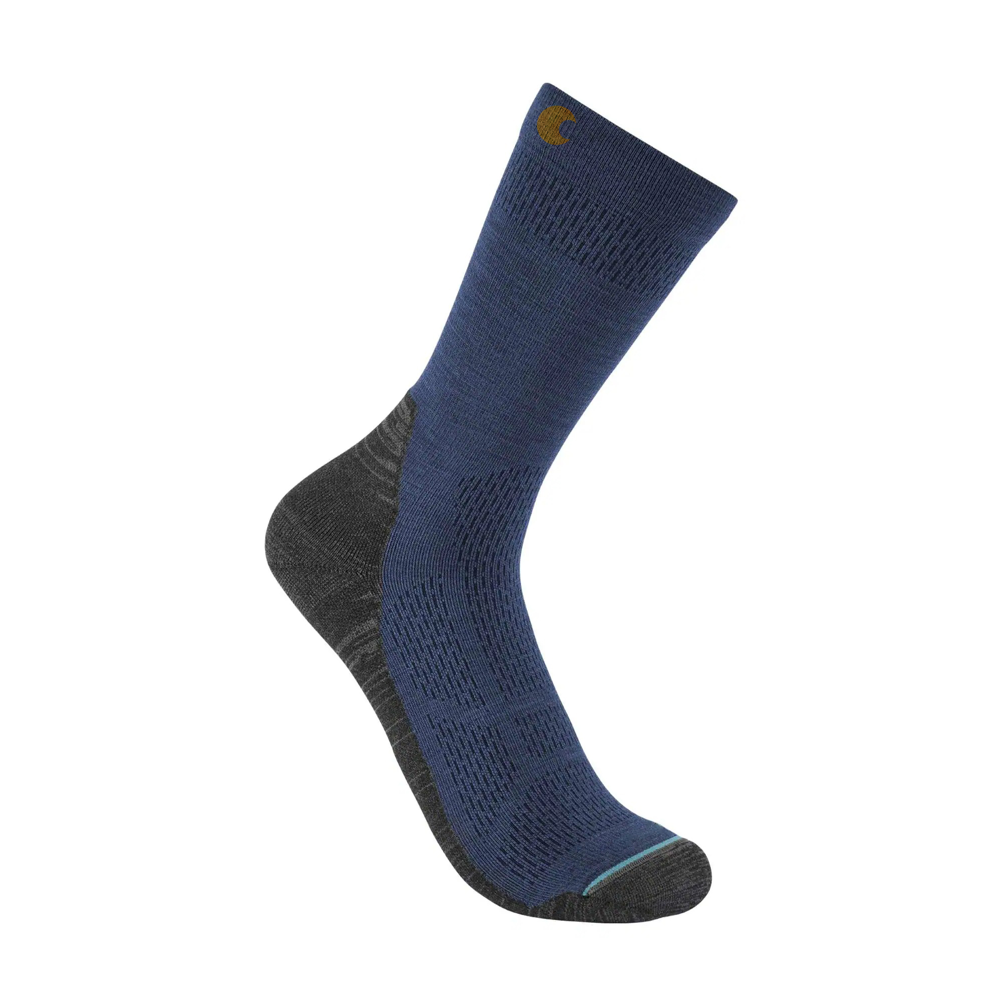 Lightweight Synthetic-Merino Wool Blend Crew Sock