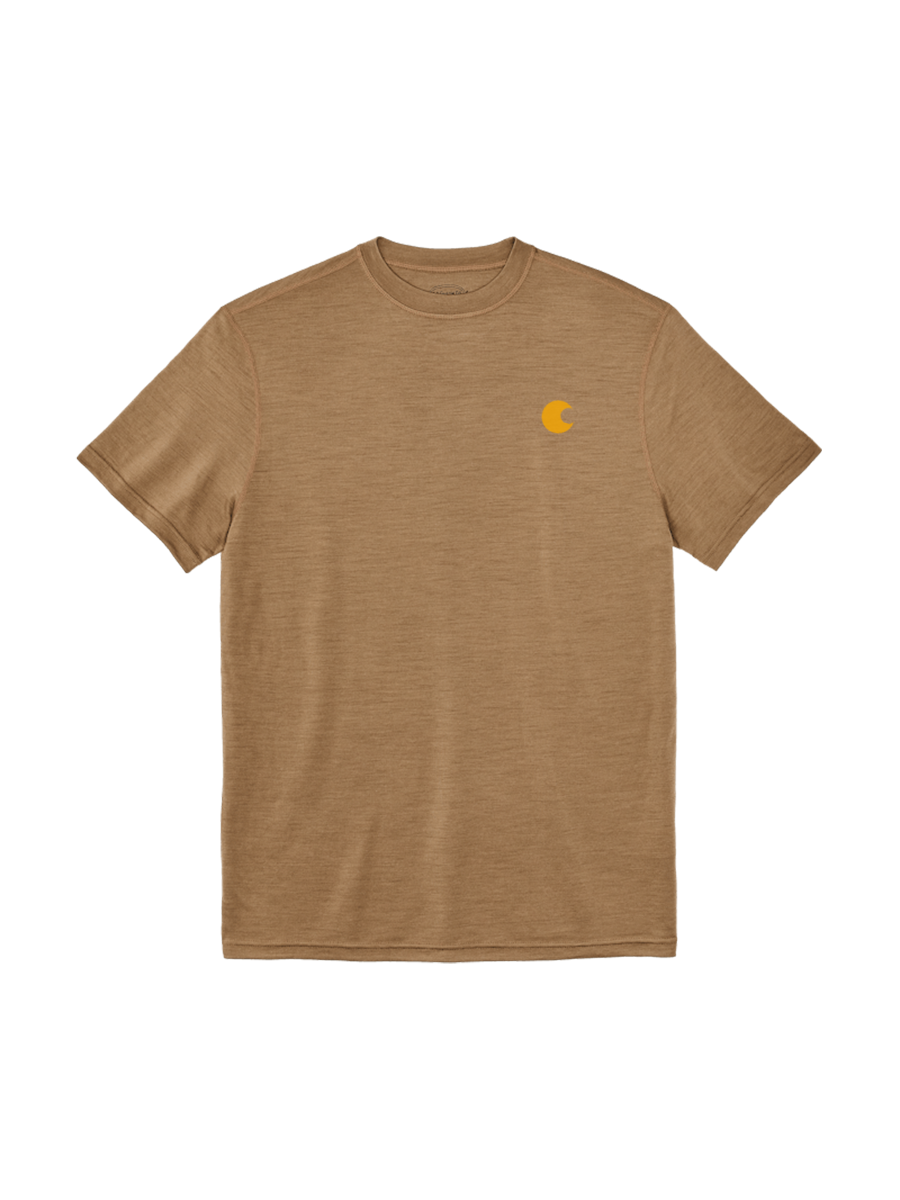 WOOL SHORT SLEEVE CREWNECK