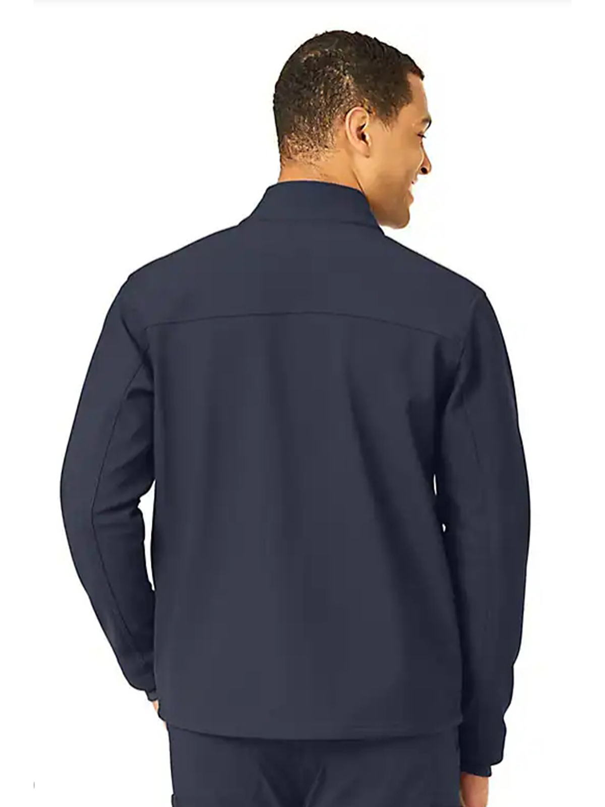 Rugged Flex Peak Bonded Fleece Scrub Jacket
