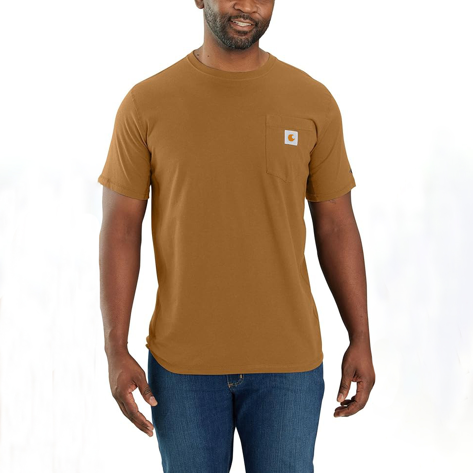 Men's Force Relaxed Fit Midweight Short-Sleeve Pocket T-Shirt