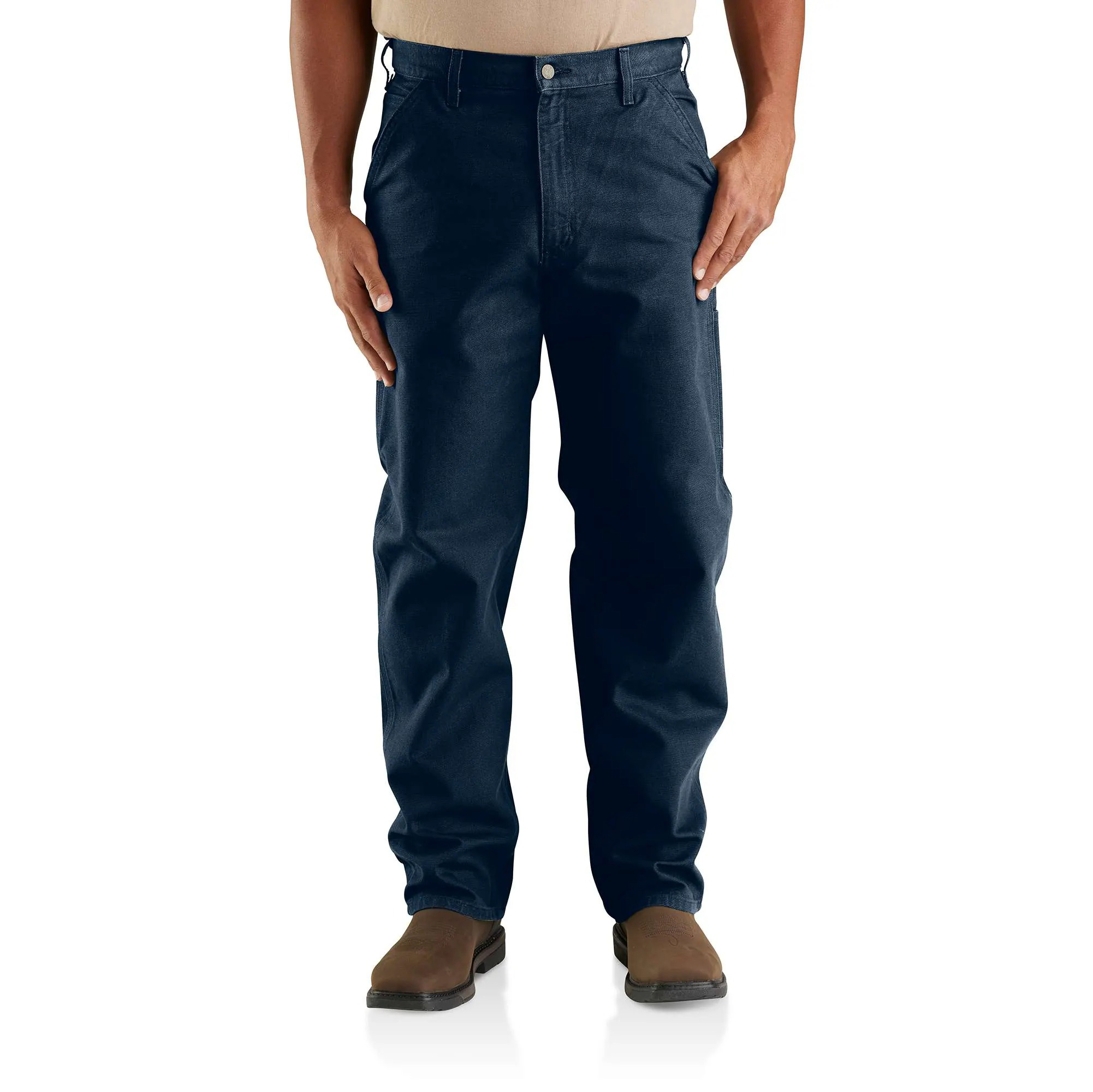 Men's Utility Work Pant - Loose Fit - Washed Duck