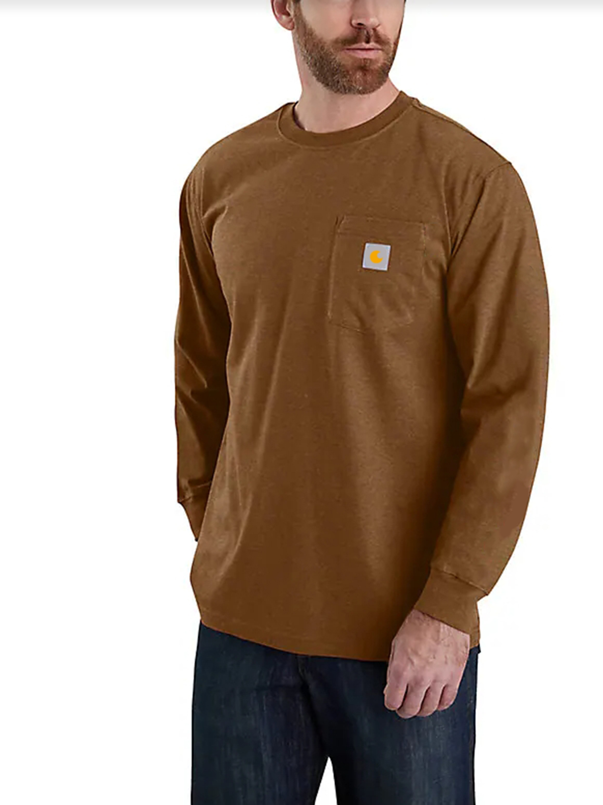Flame Resistant Carhartt Force Loose Fit Midweight Long-Sleeve Logo Graphic T-Shirt